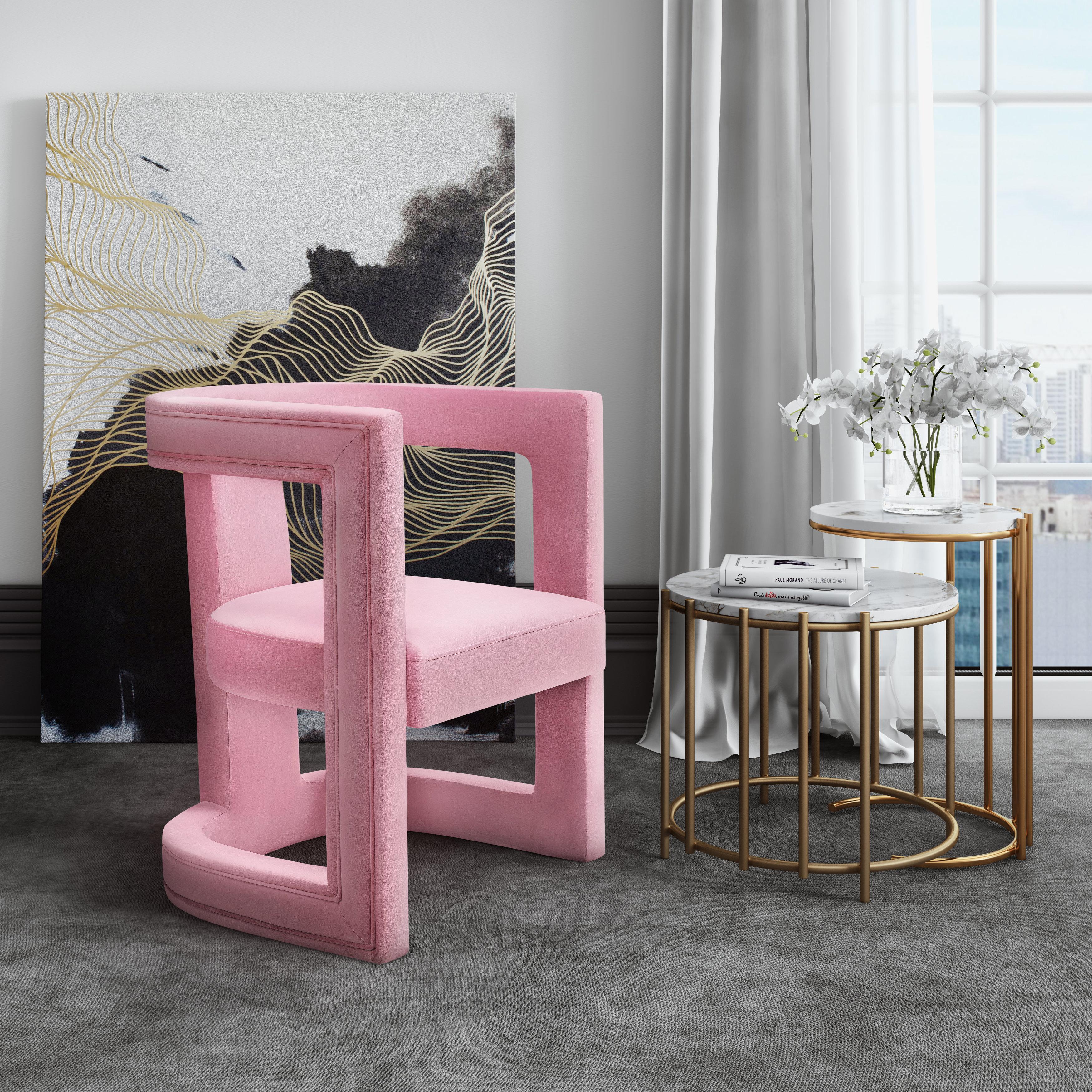 Ada Performance Velvet Accent Chair - Image 14