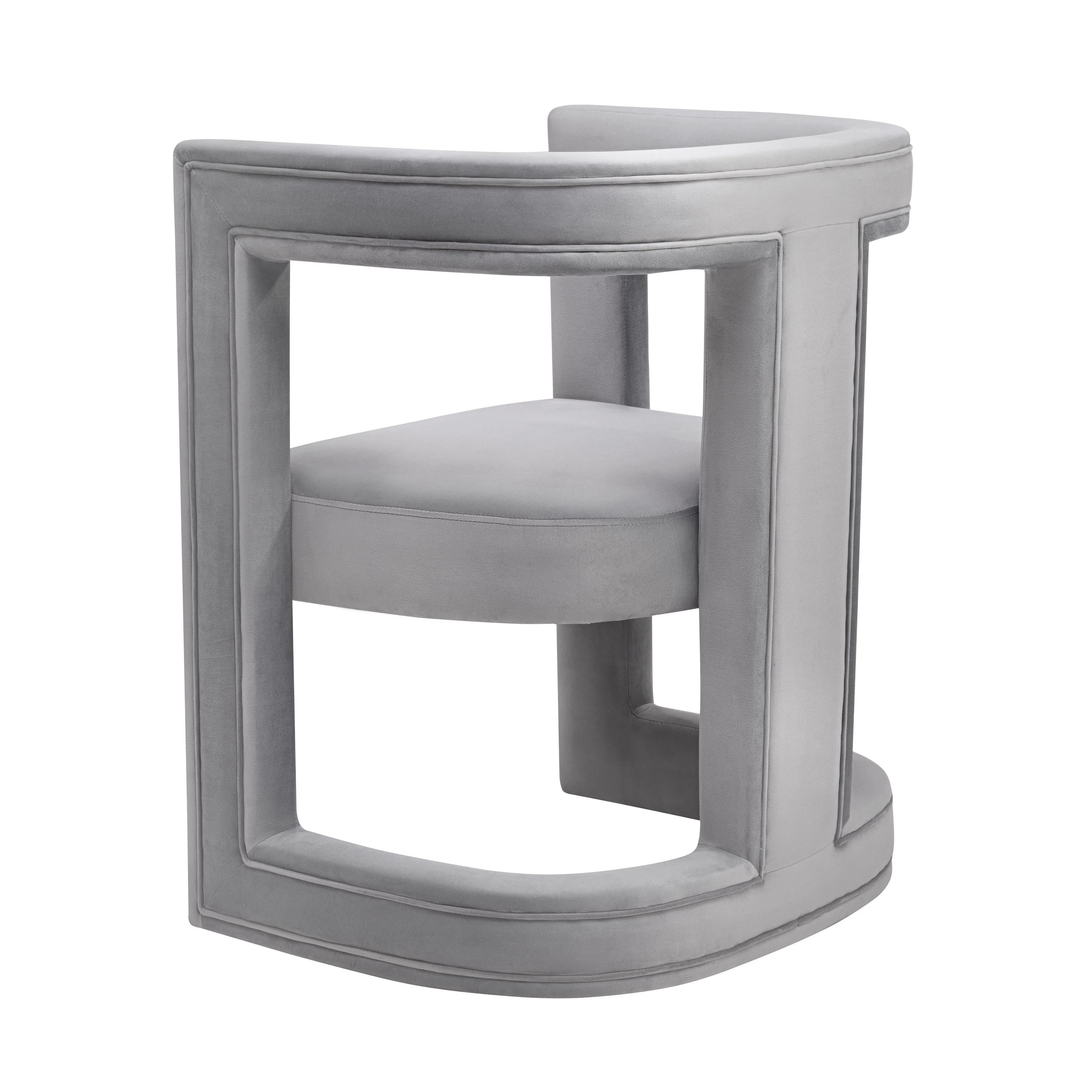 Ada Performance Velvet Accent Chair - Image 5