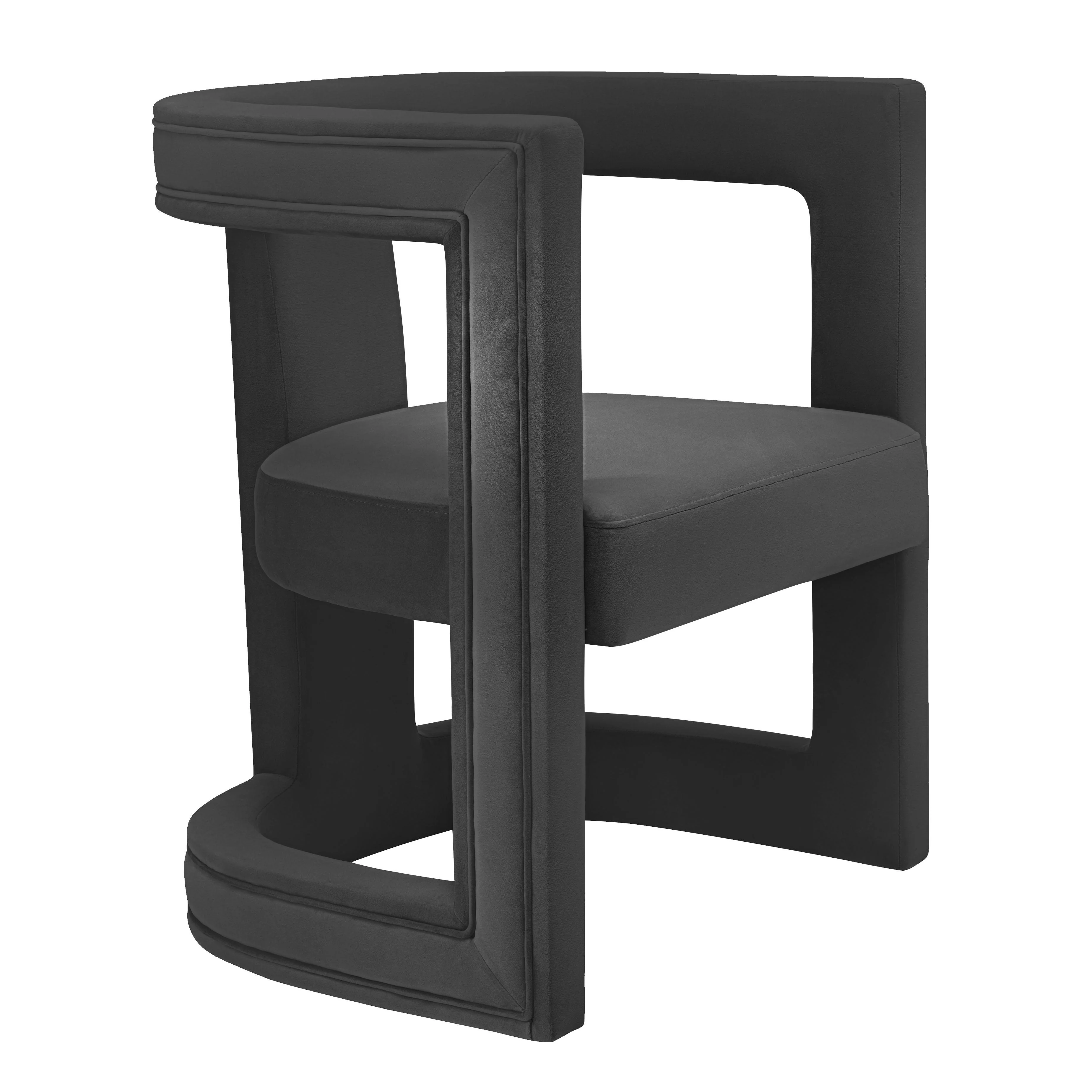 Ada Performance Velvet Accent Chair - Image 8