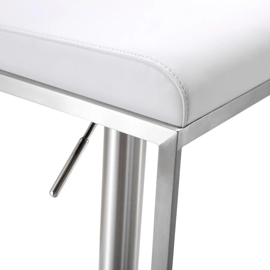 Amalfi Performance Vegan Leather Adjustable Stool - Image 15