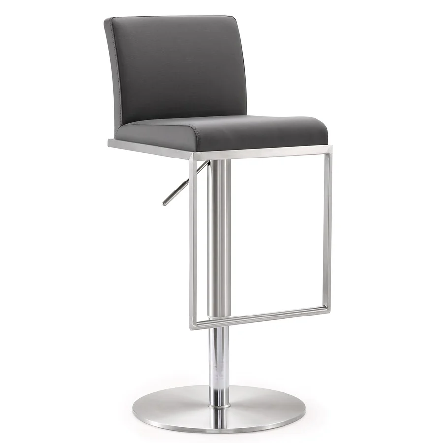 Amalfi Performance Vegan Leather Adjustable Stool - Image 19