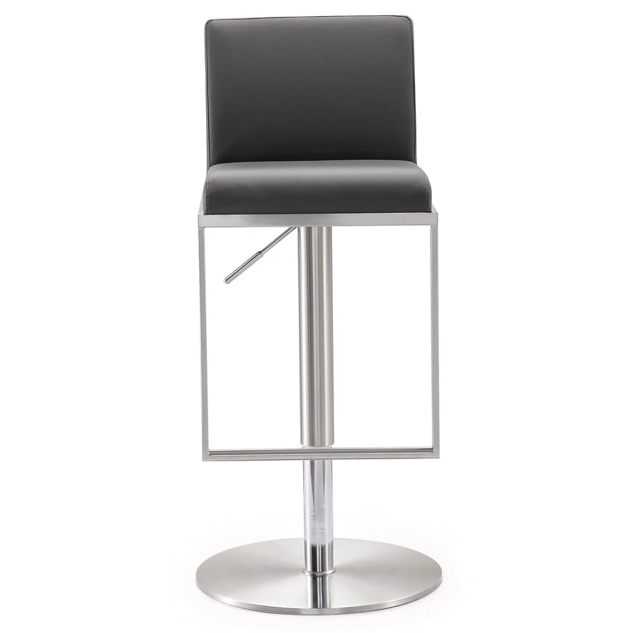 Amalfi Performance Vegan Leather Adjustable Stool - Image 21