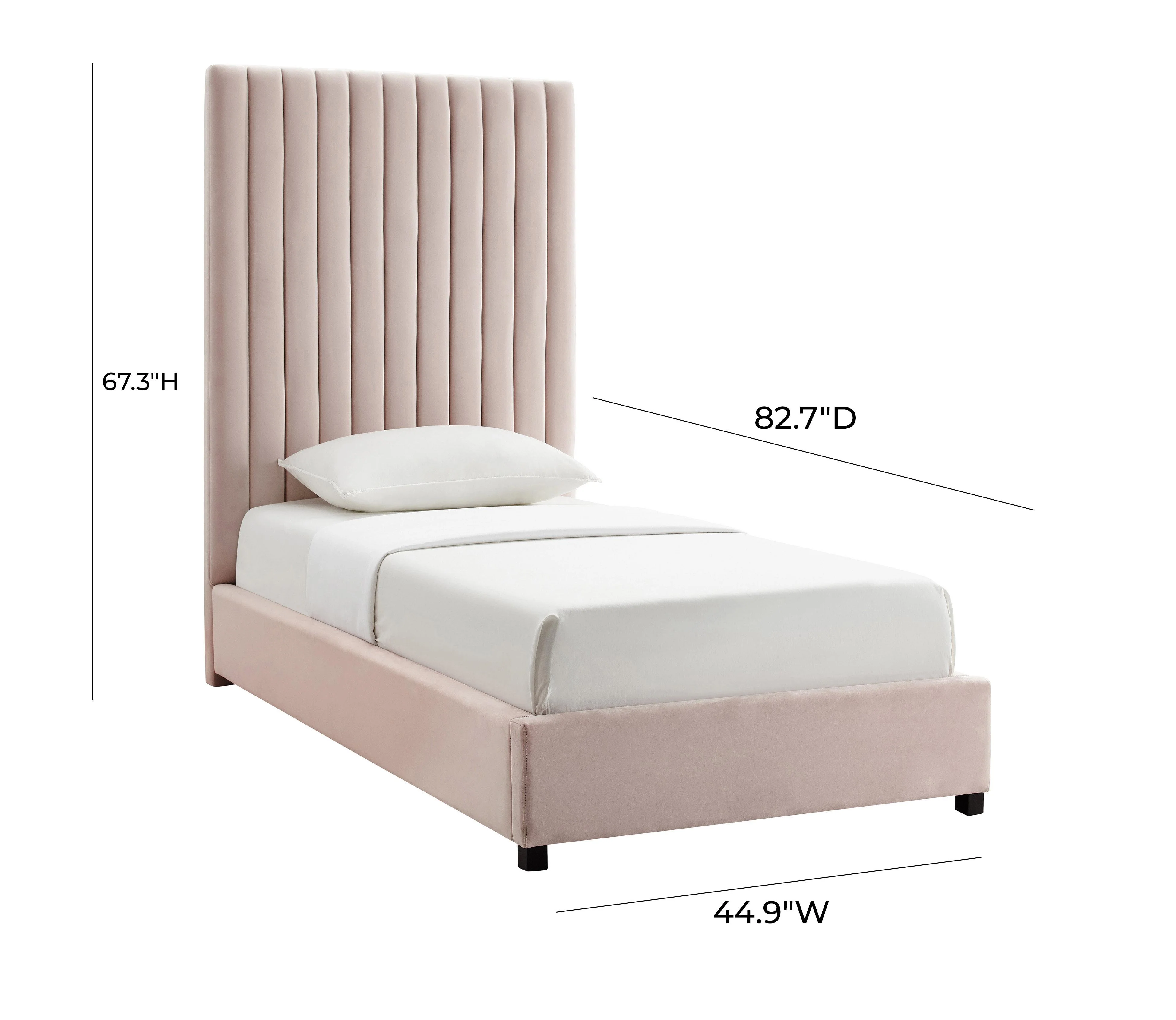 Arabelle Performance Velvet Bed - Image 39