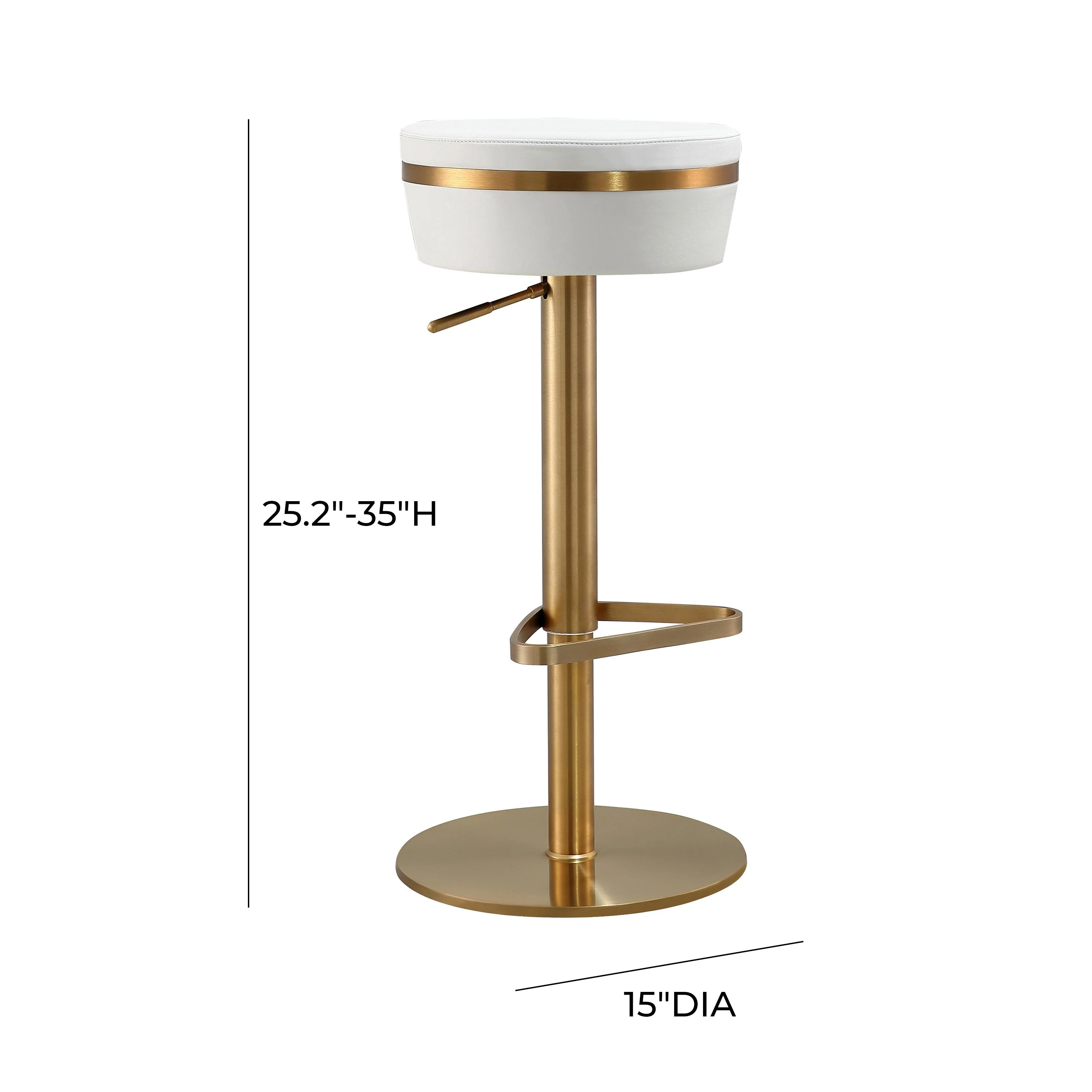 Astro Performance Vegan Leather Adjustable Stool - Image 27