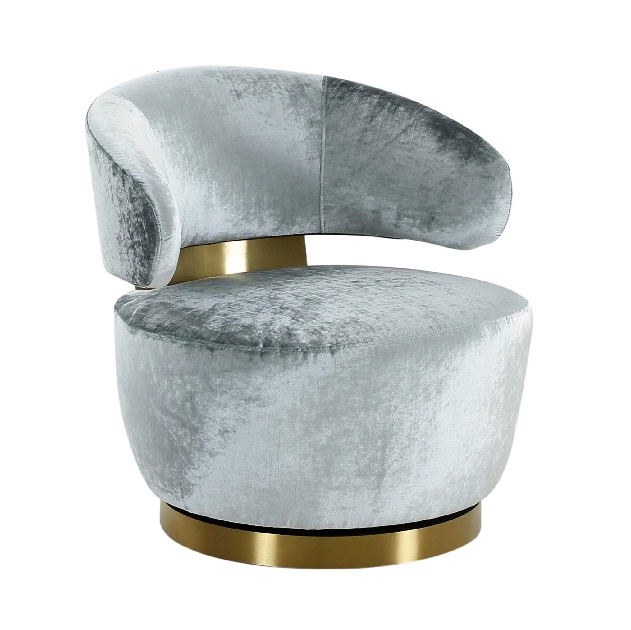 Austin Performance Fabric Swivel Accent Chair - Image 14