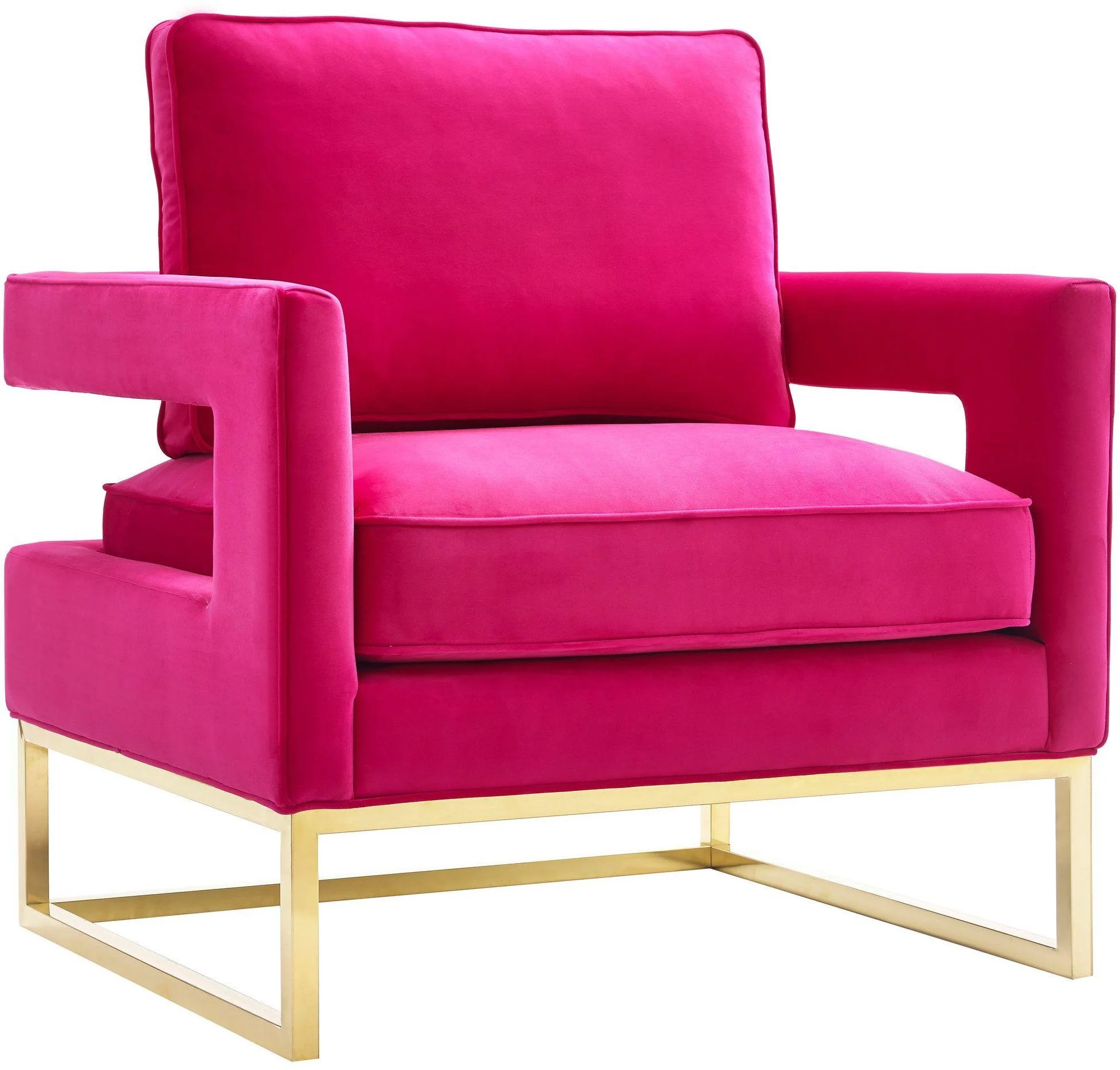 Avery Performance Velvet Accent Chair - Image 13