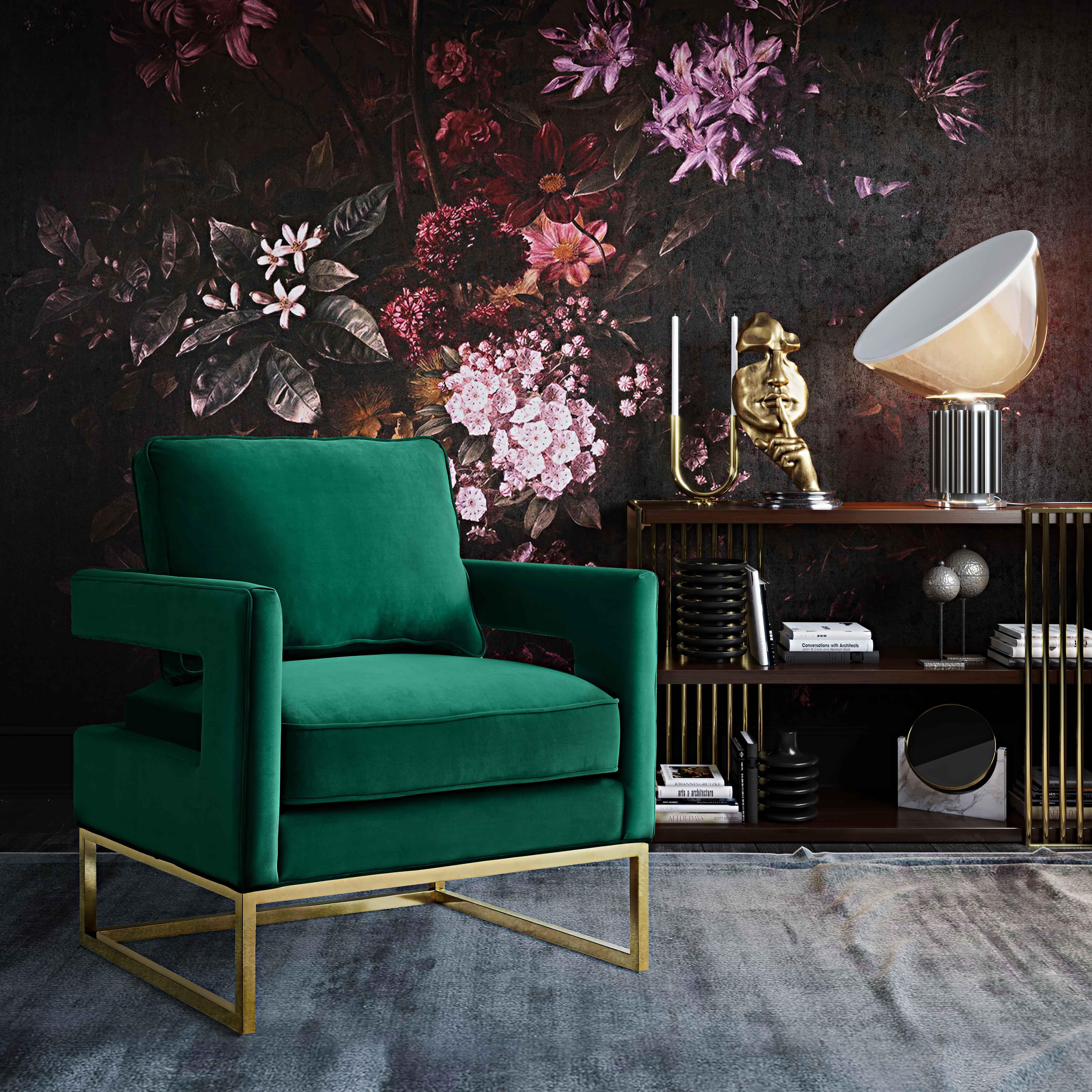 Avery Performance Velvet Accent Chair - Image 26