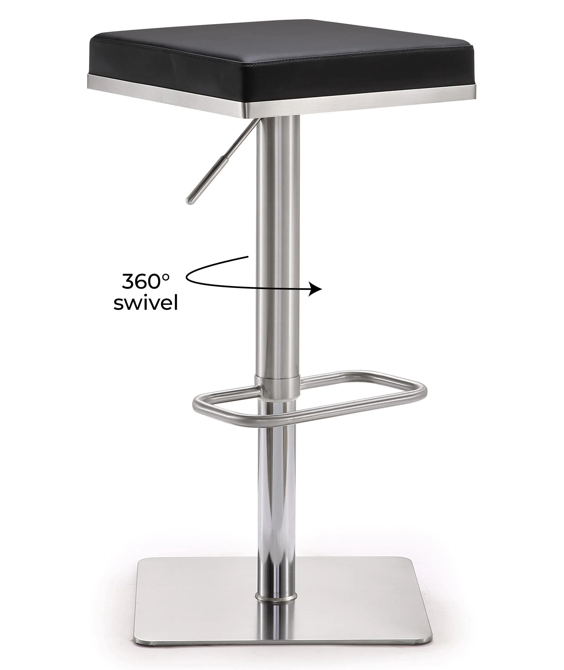 Bari Performance Vegan Leather Adjustable Stool - Image 35