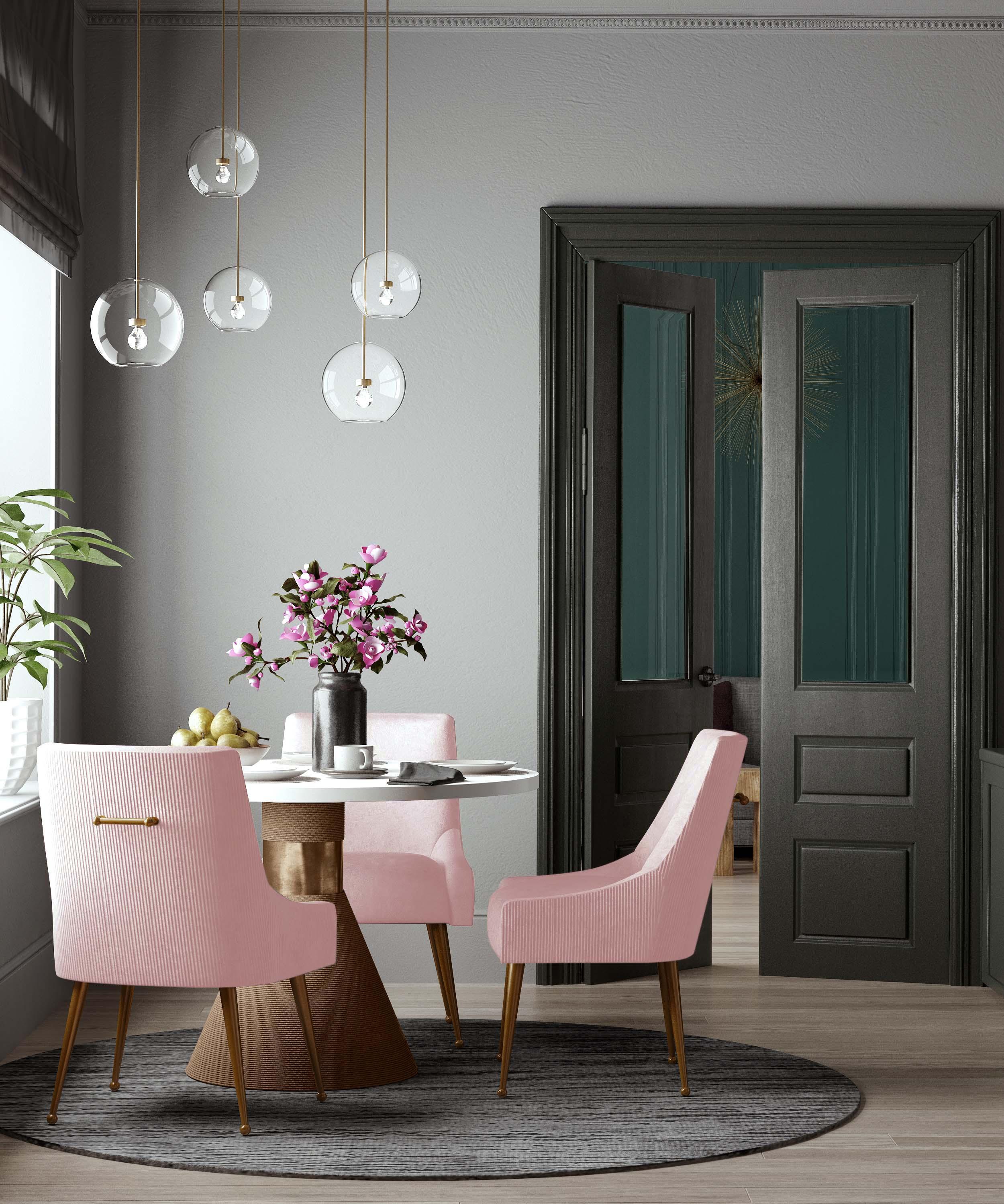 Beatrix Pleated Performance Velvet Dining Chair - Image 18