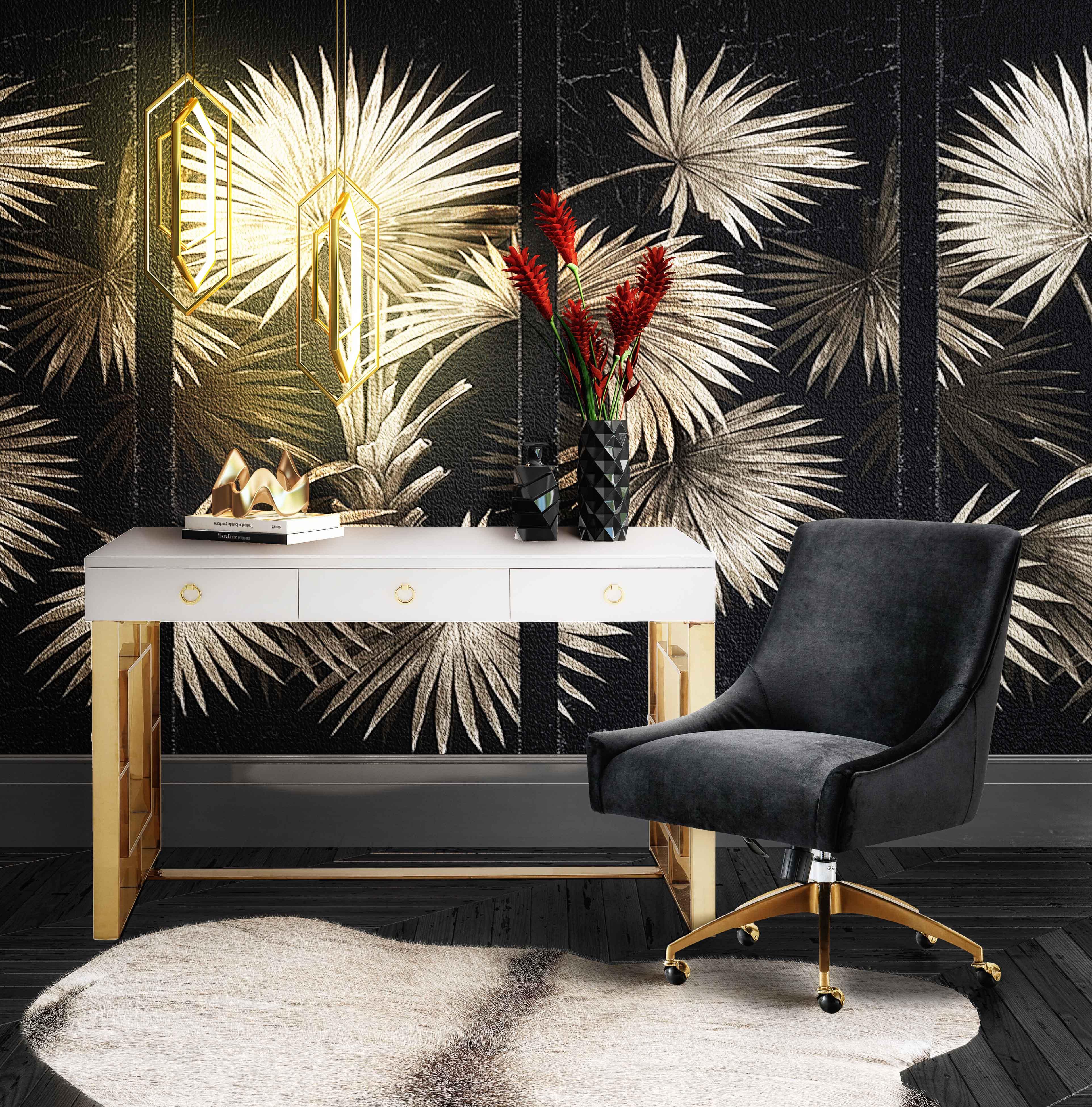 Beatrix Performance Velvet Office Swivel Chair - Image 24