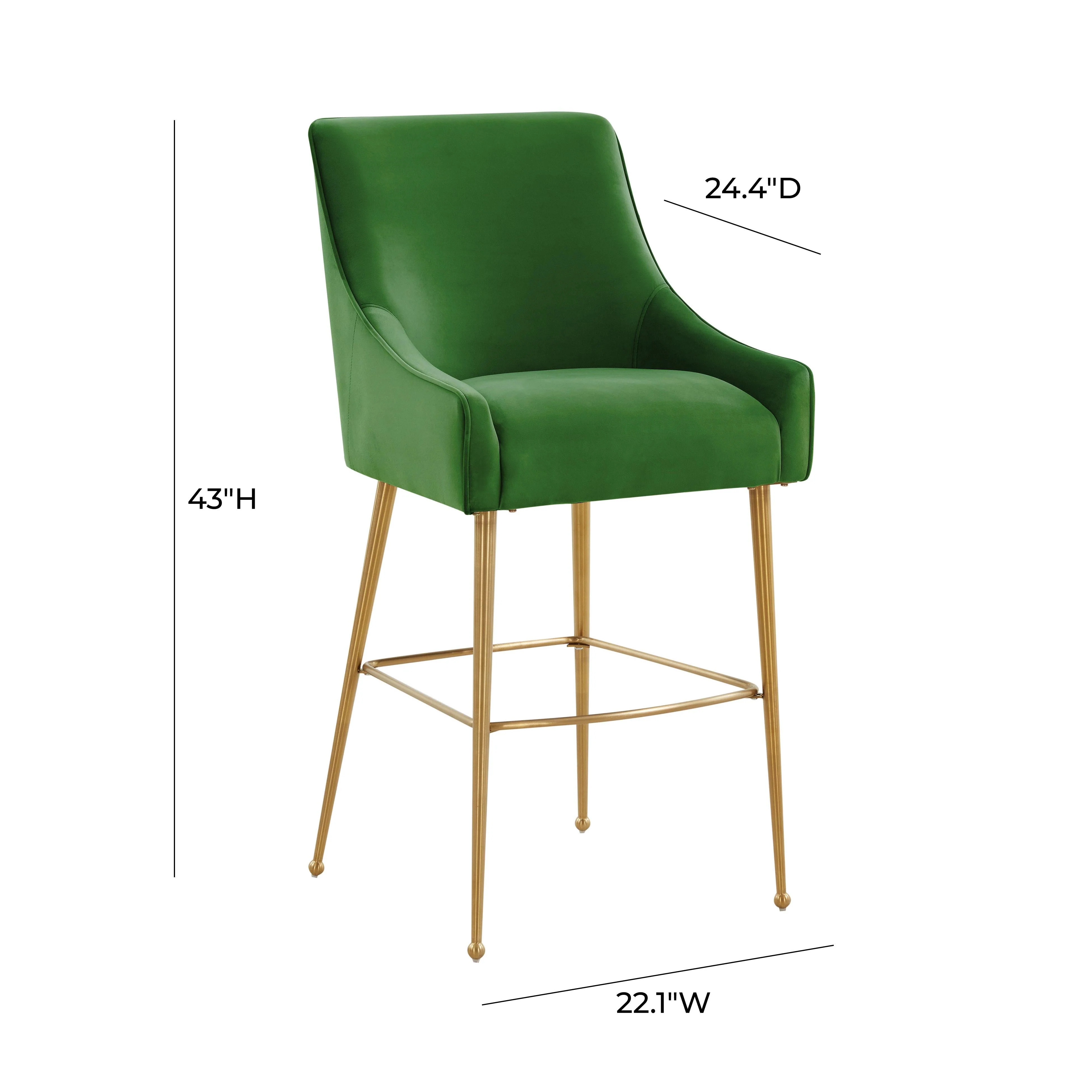 Beatrix Performance Velvet Stool - Image 18