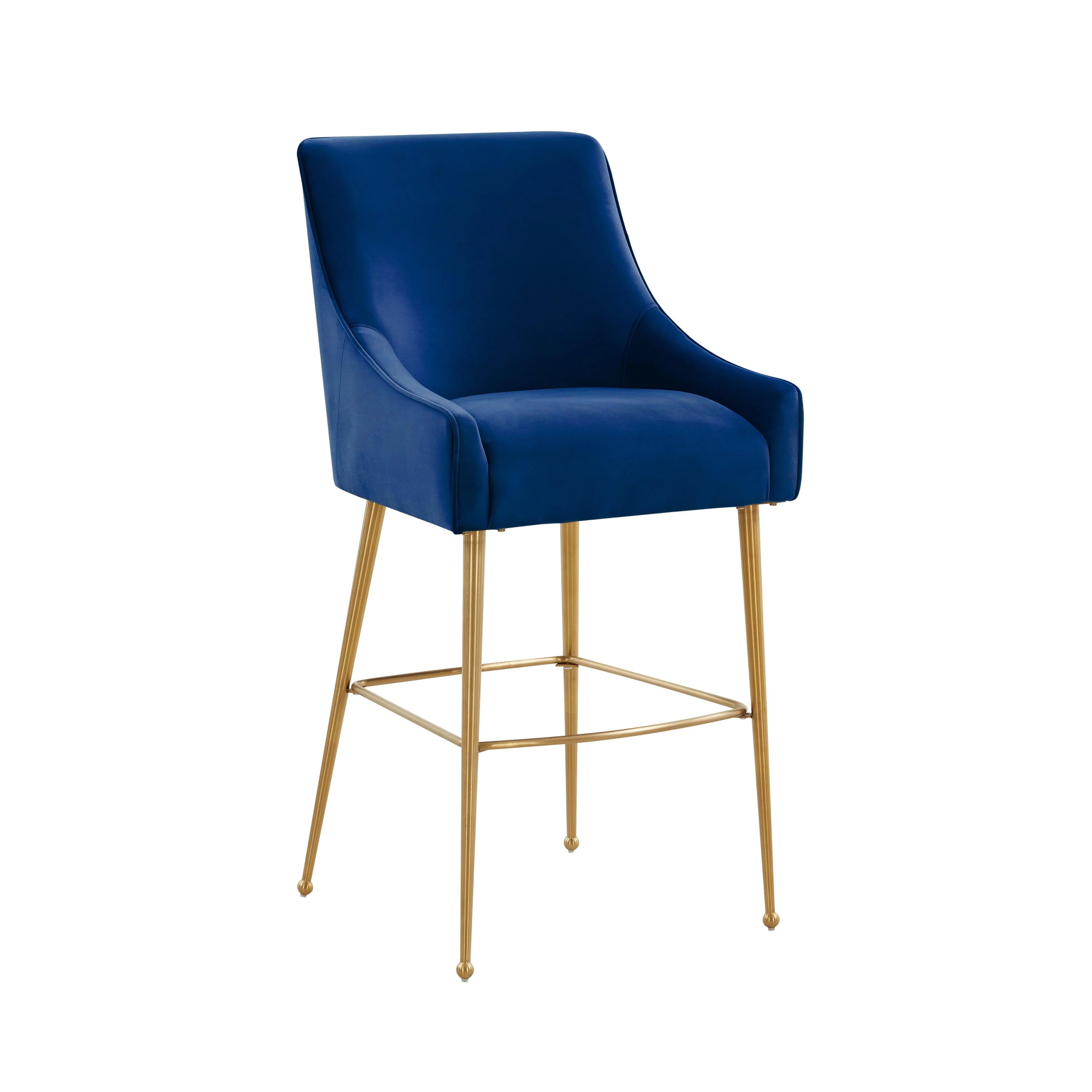 Beatrix Performance Velvet Stool - Image 7