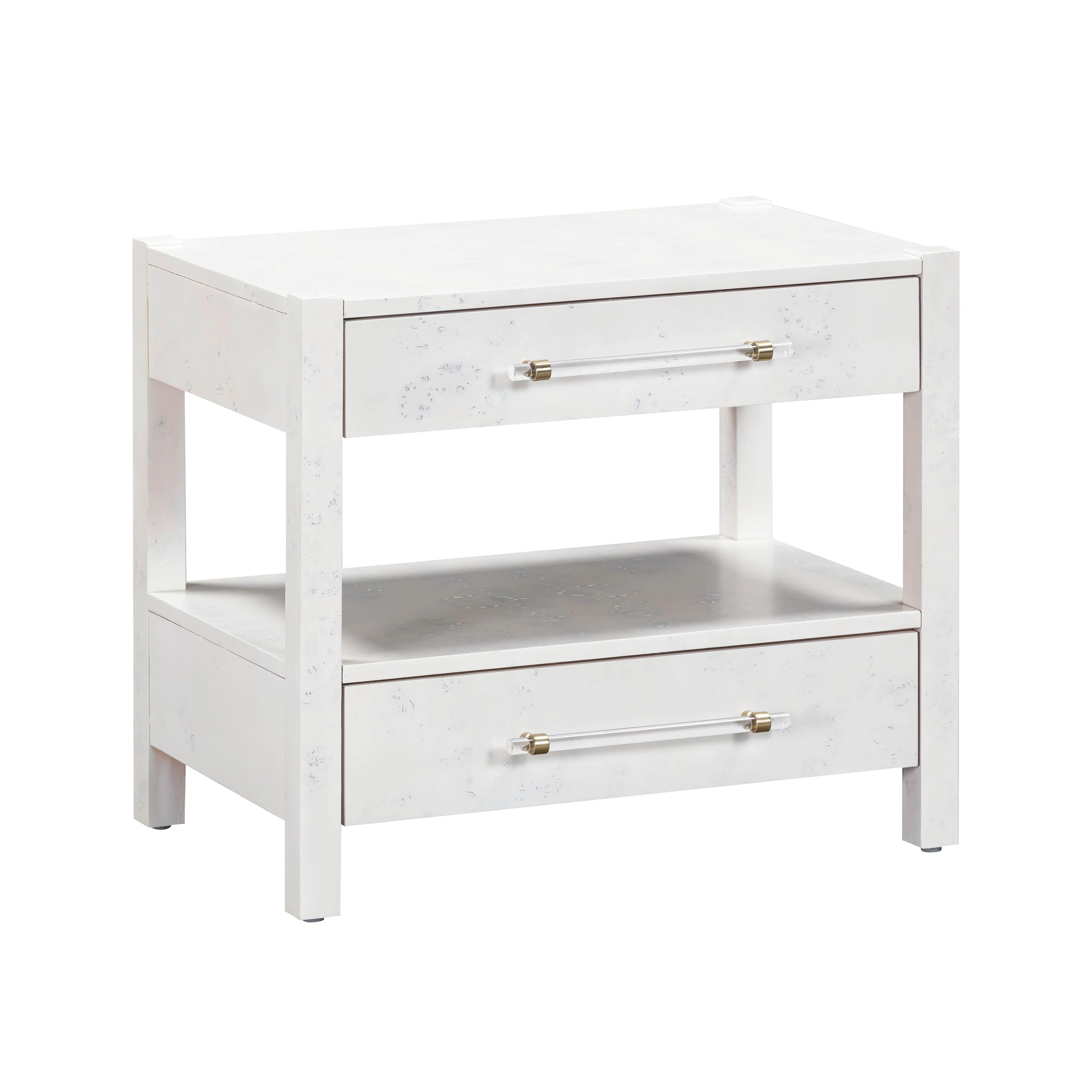 Brandyss 26" Burl 2-Drawer Nightstand - Image 11