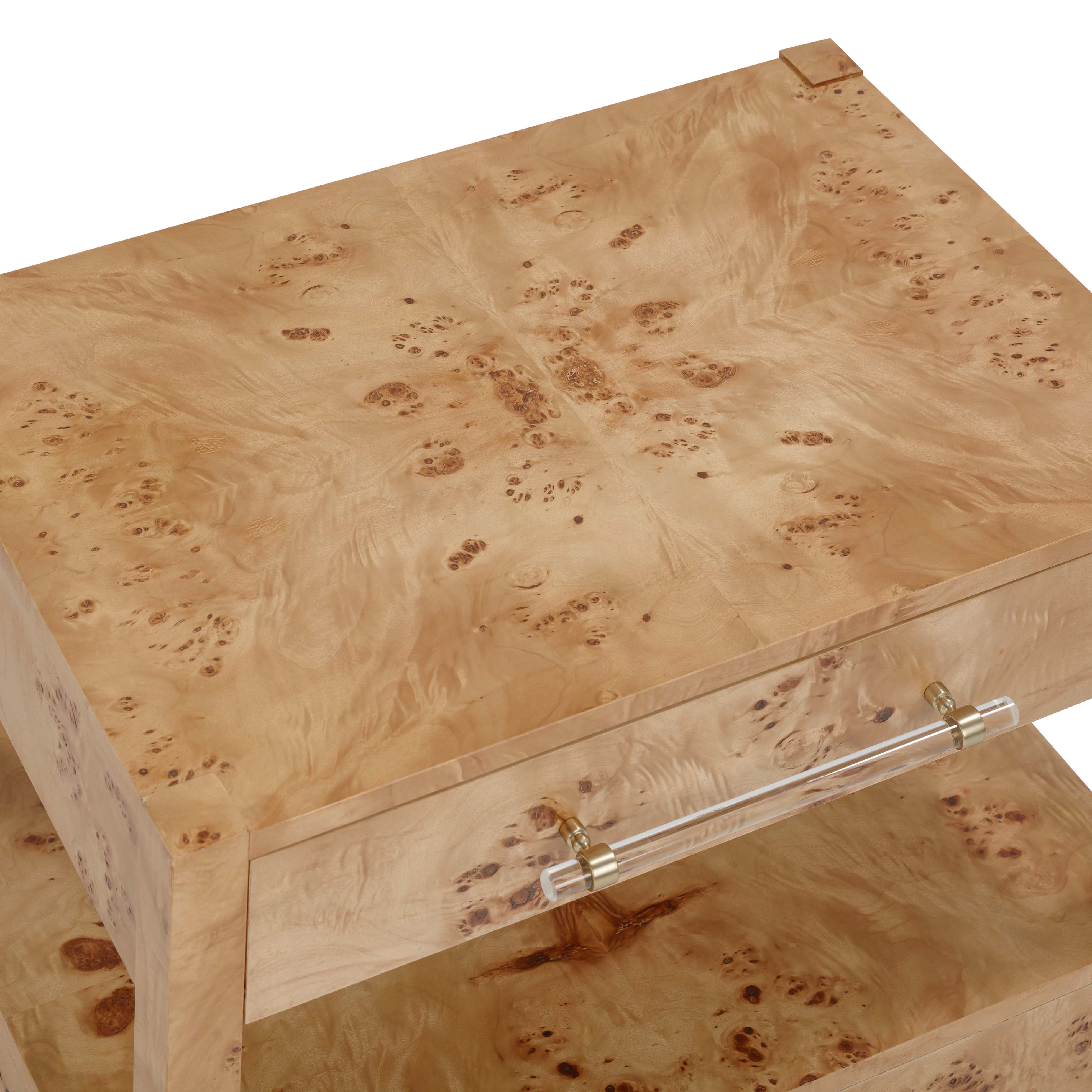 Brandyss 26" Burl 2-Drawer Nightstand - Image 37