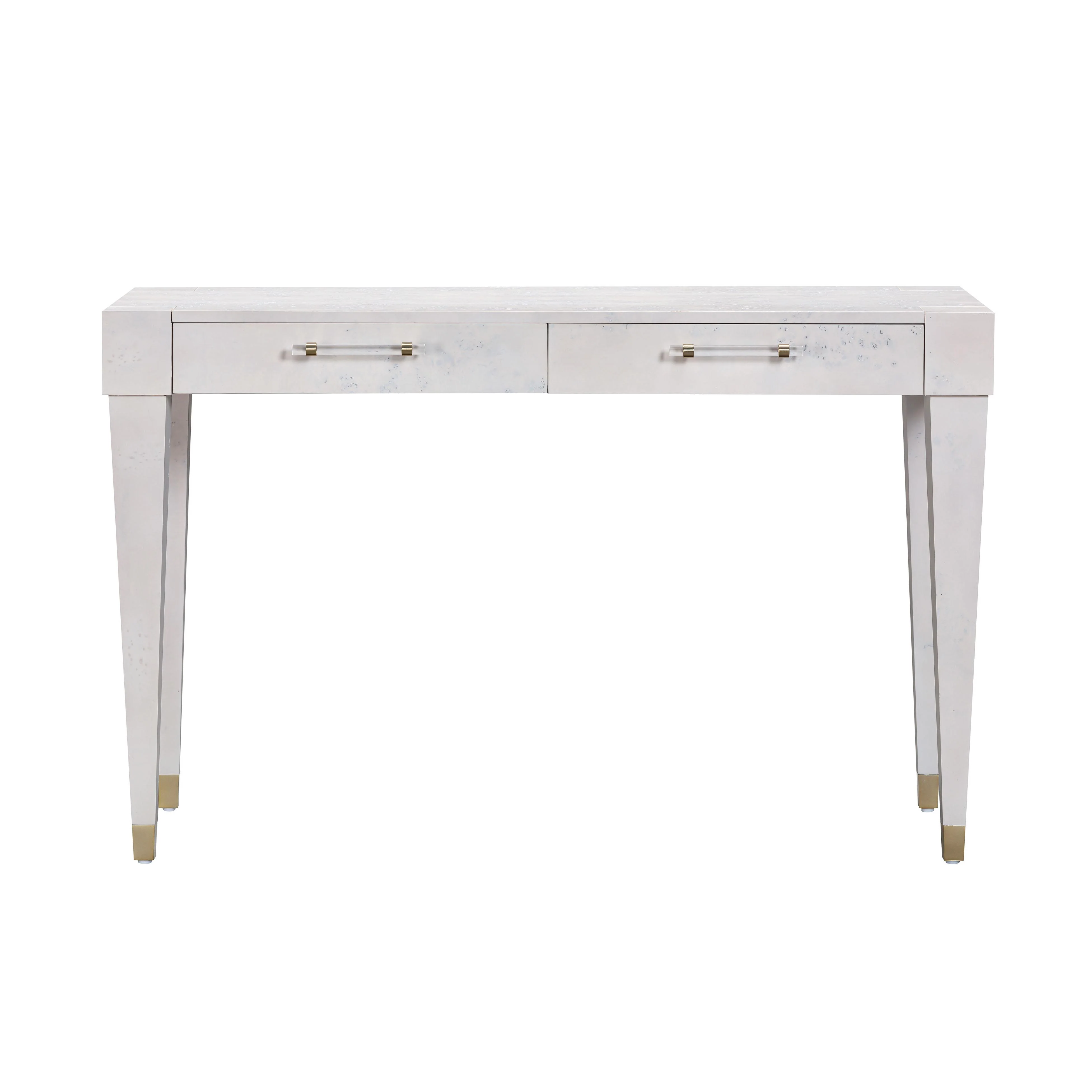 Brandyss 48" Burl 2-Drawer Work Desk - Image 11