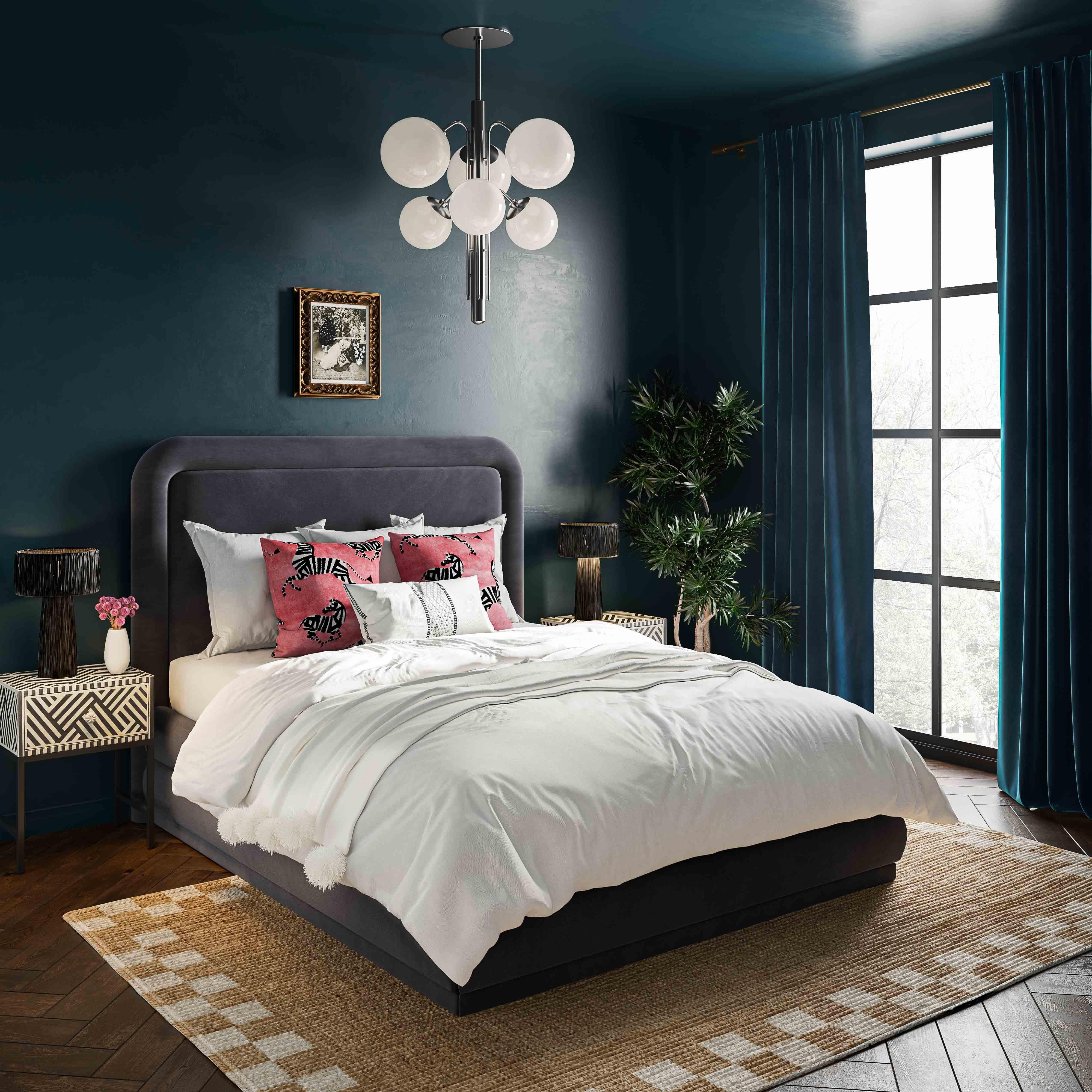 Briella Performance Velvet Bed - Image 26