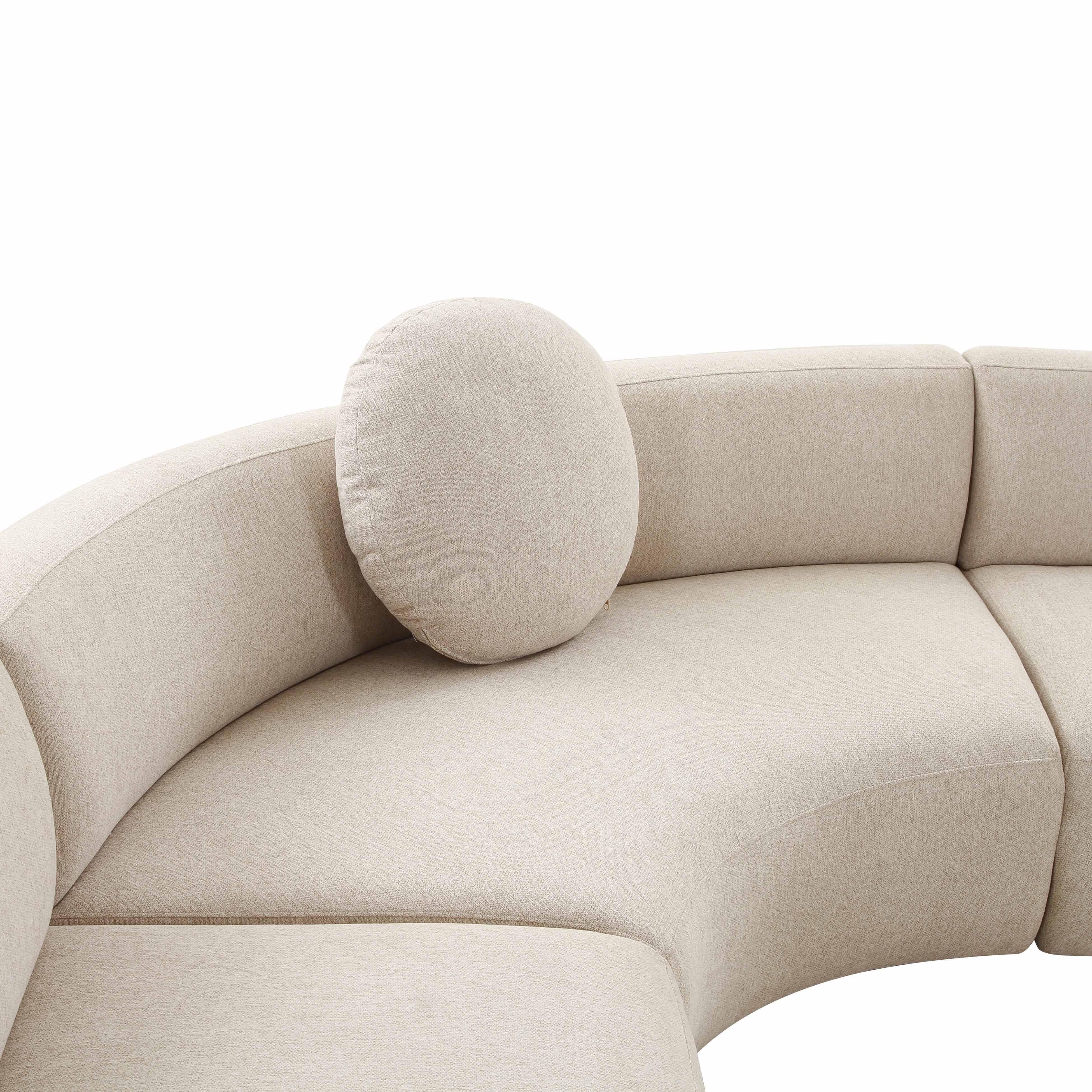 Broohah 3-Piece Performance Fabric L-Shaped Sectional - Image 12