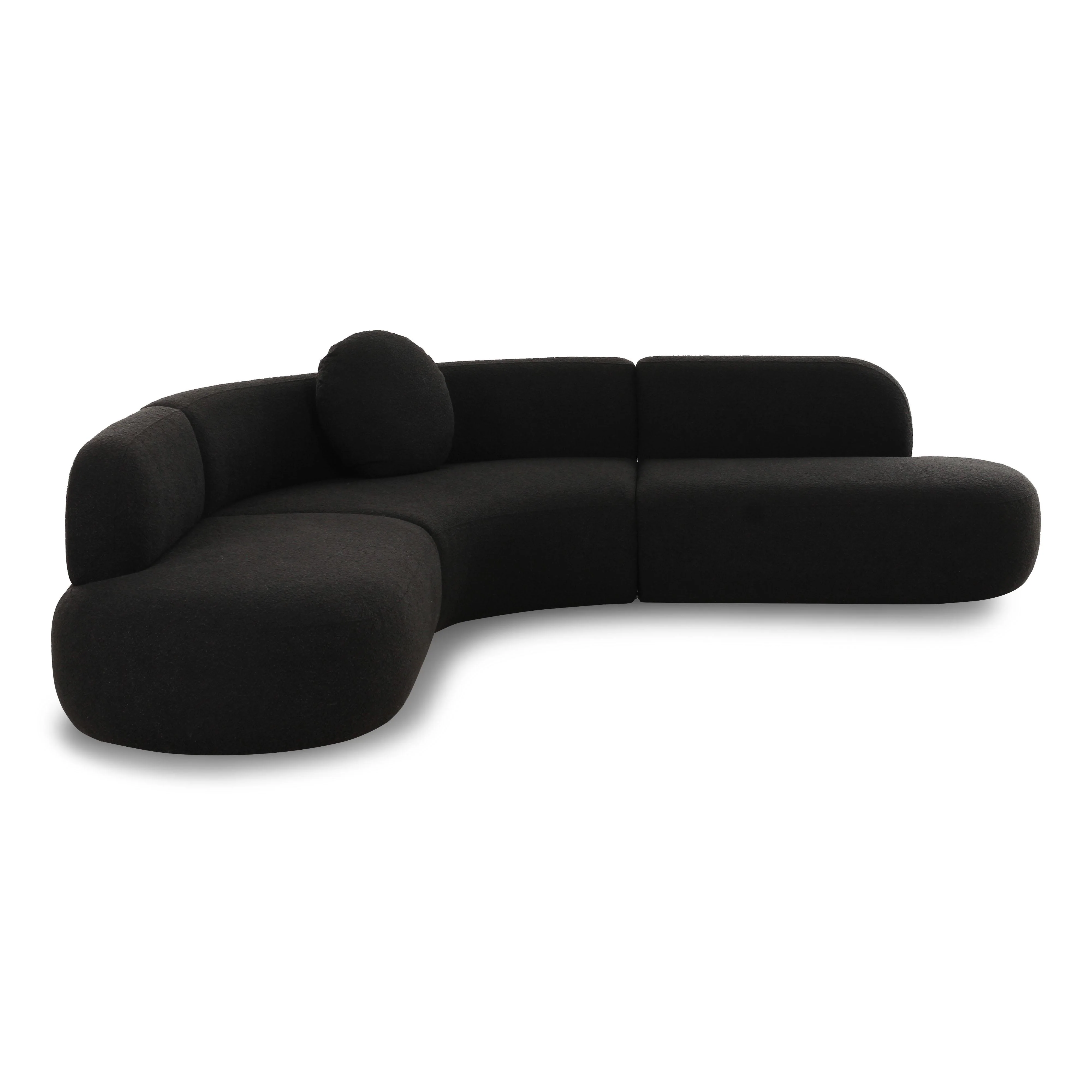 Broohah 3-Piece Performance Fabric L-Shaped Sectional - Image 16
