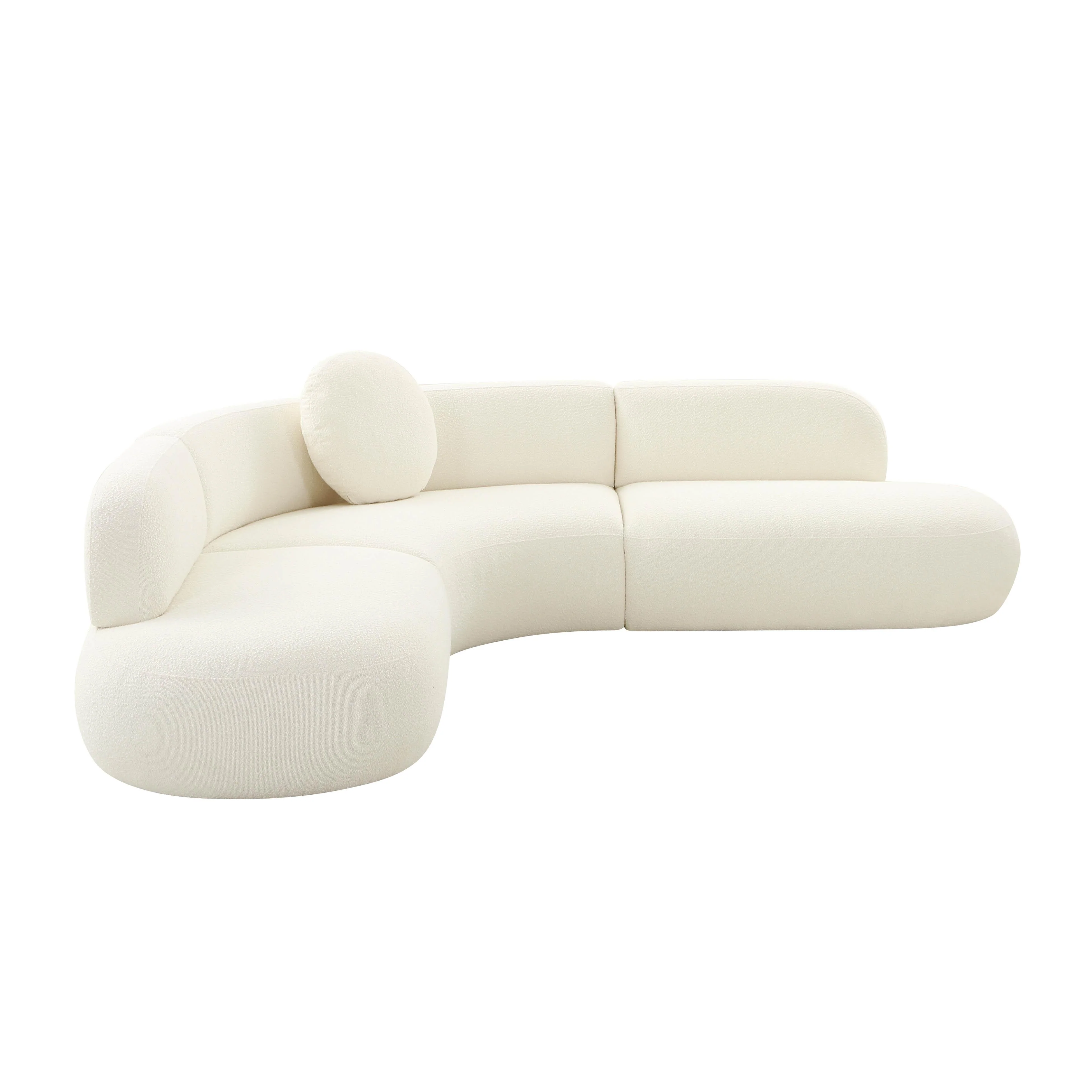 Broohah 3-Piece Performance Fabric L-Shaped Sectional - Image 3