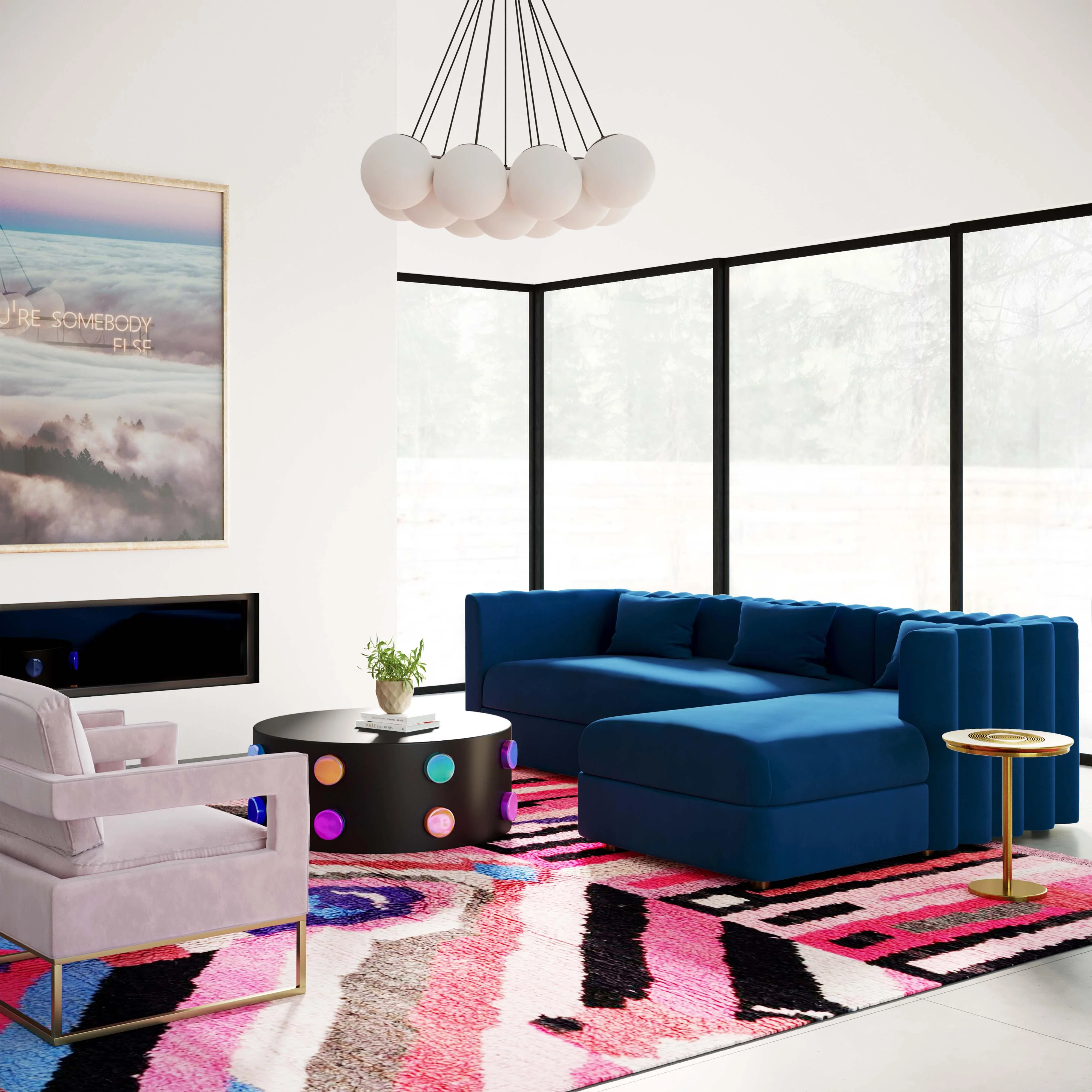 Callie 2-Piece Performance Velvet L-Shaped Sectional - Image 13