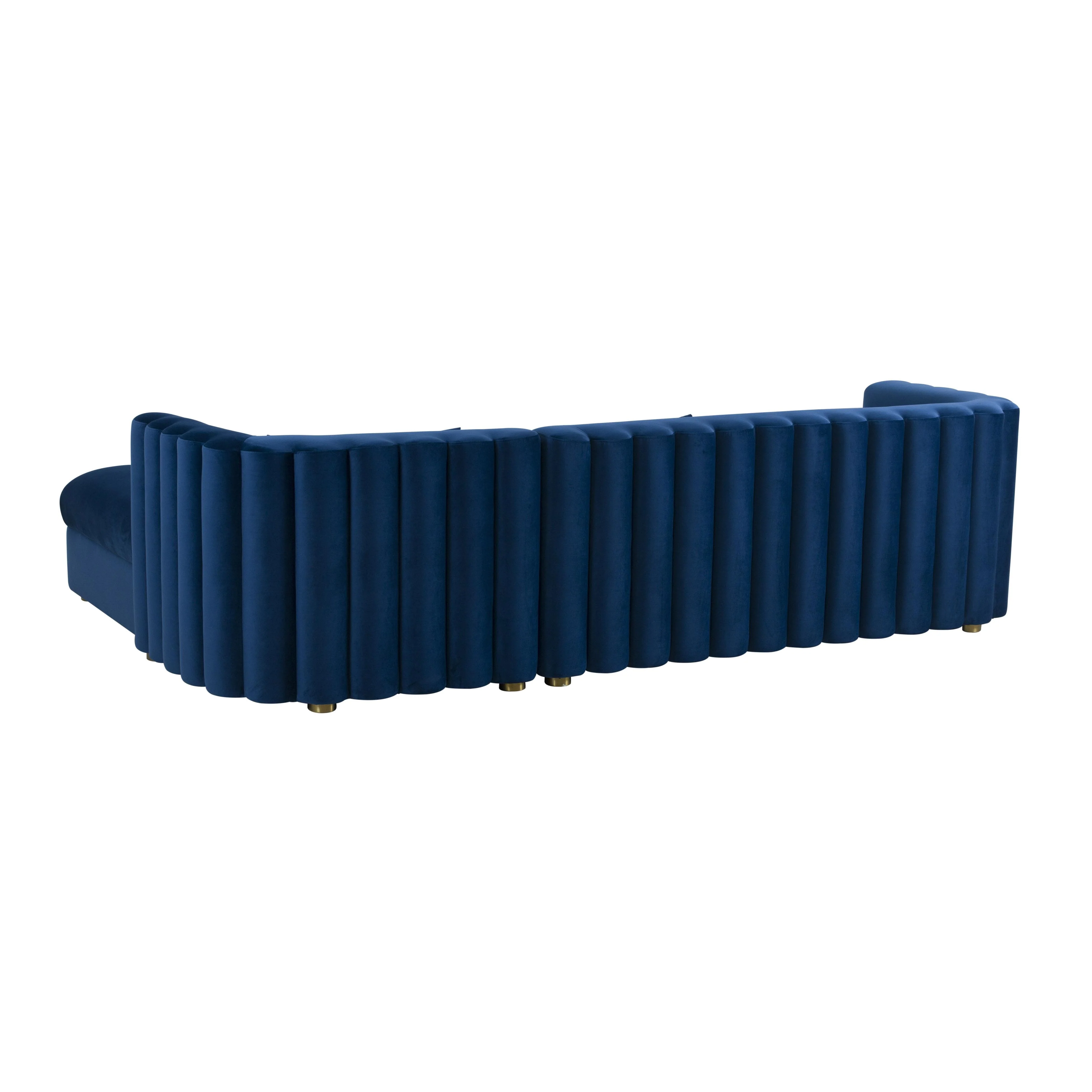 Callie 2-Piece Performance Velvet L-Shaped Sectional - Image 15
