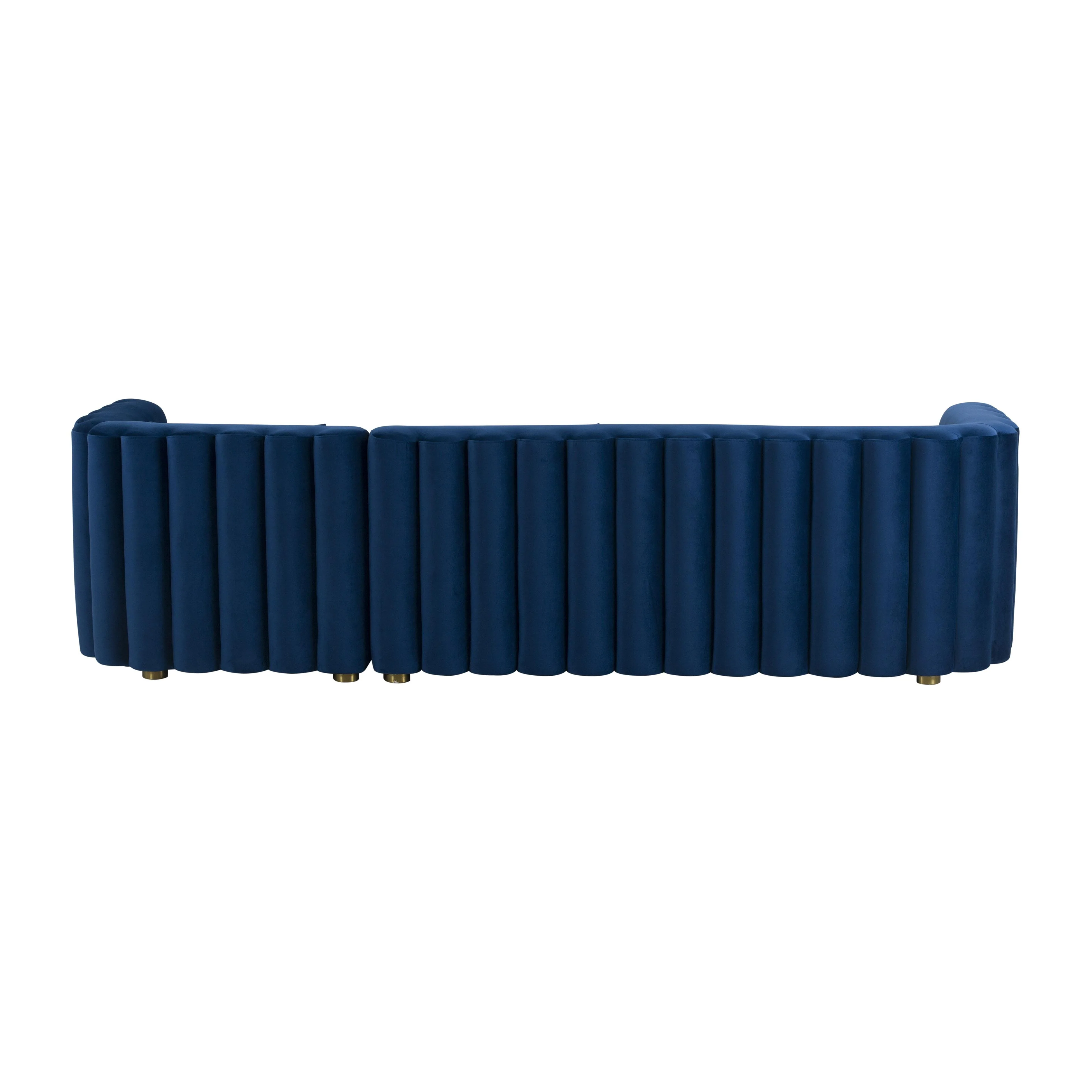Callie 2-Piece Performance Velvet L-Shaped Sectional - Image 16