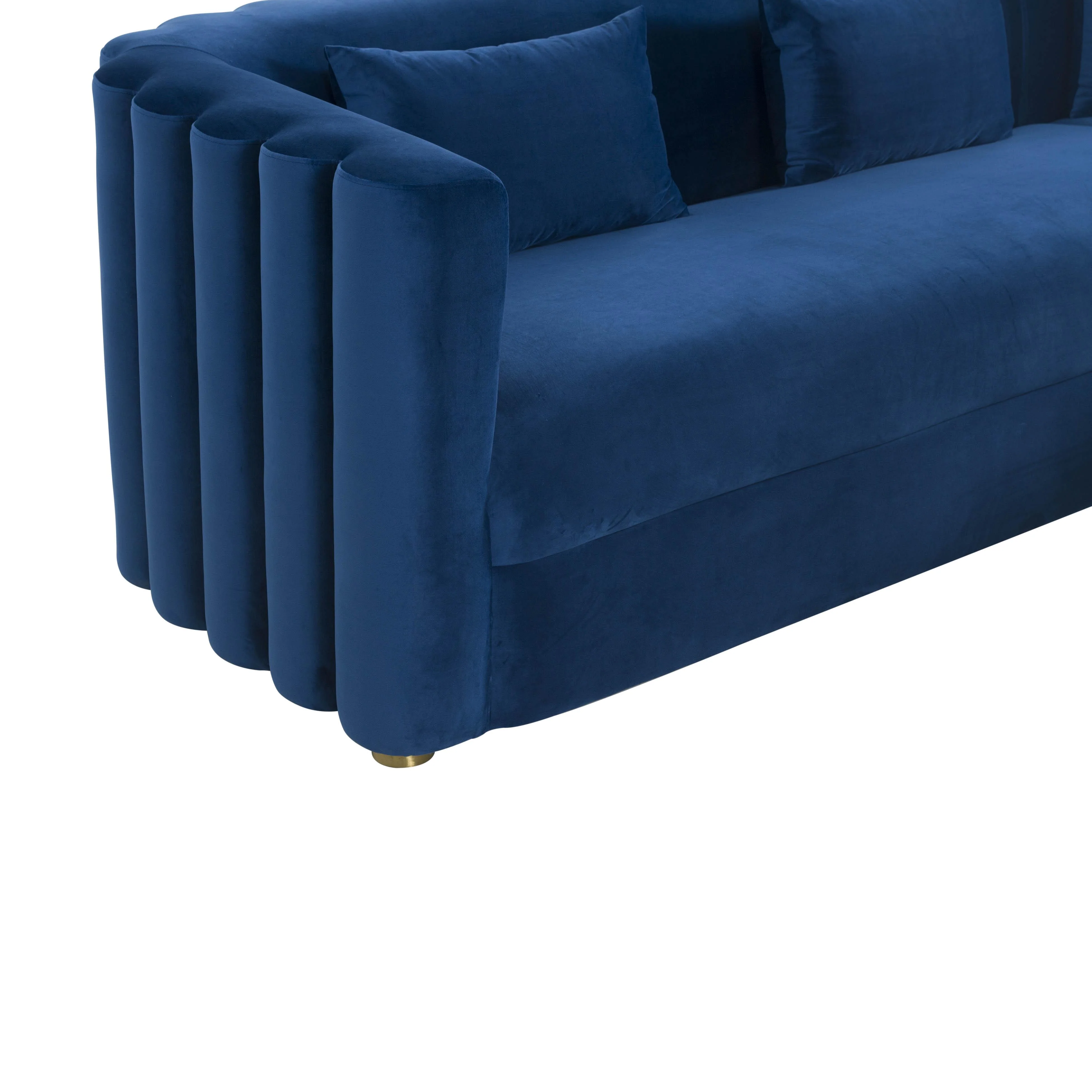 Callie 2-Piece Performance Velvet L-Shaped Sectional - Image 17