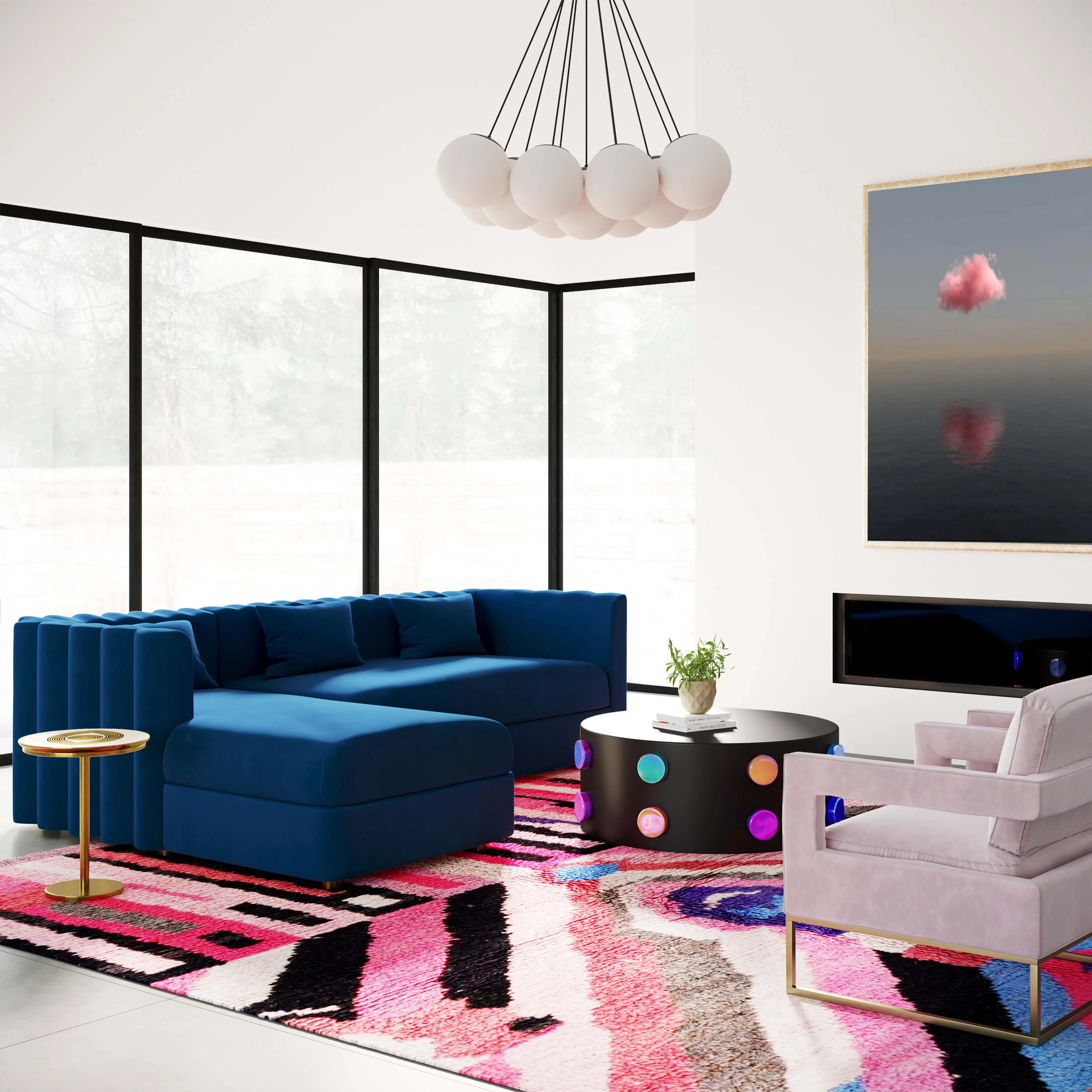 Callie 2-Piece Performance Velvet L-Shaped Sectional - Image 20