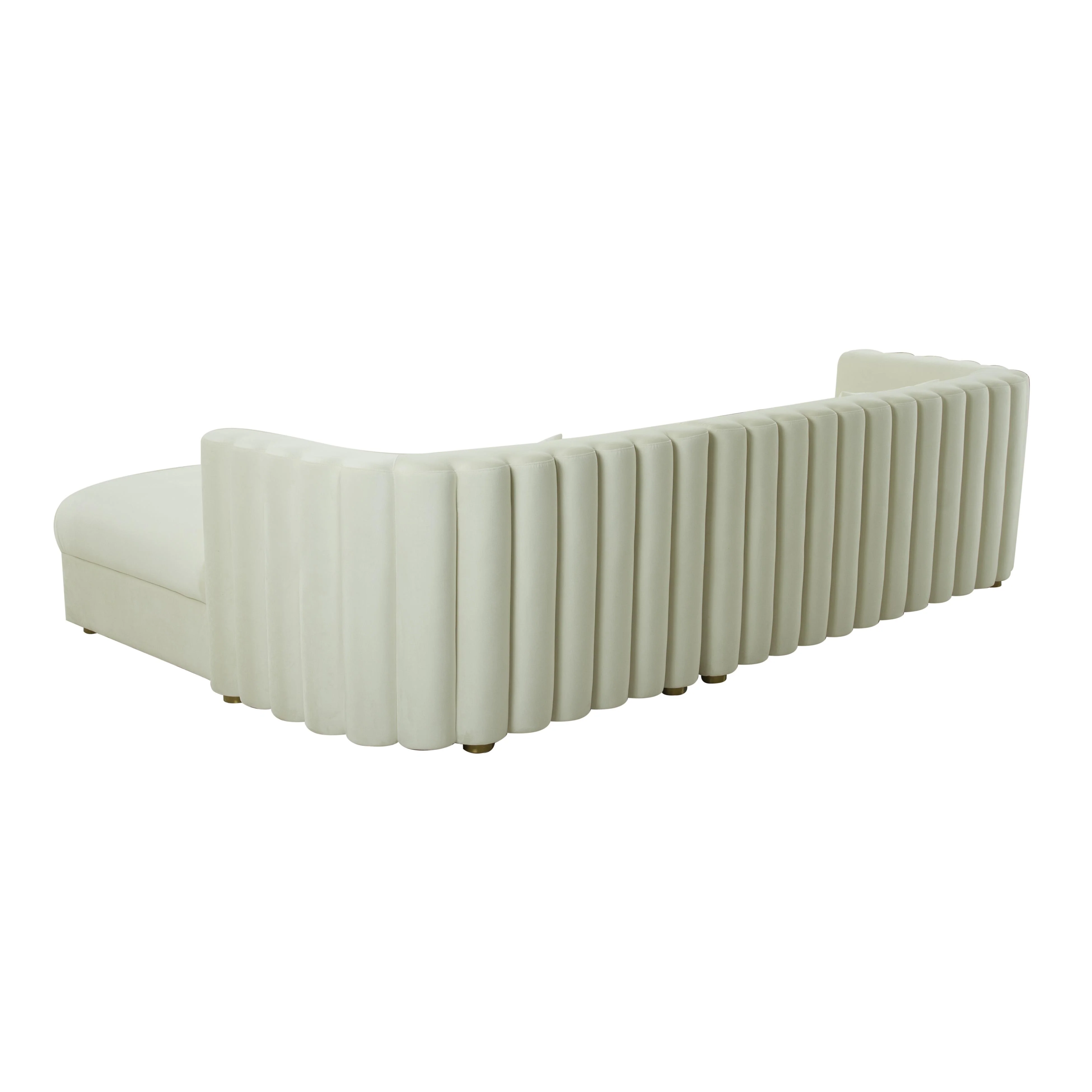 Callie 2-Piece Performance Velvet L-Shaped Sectional - Image 4