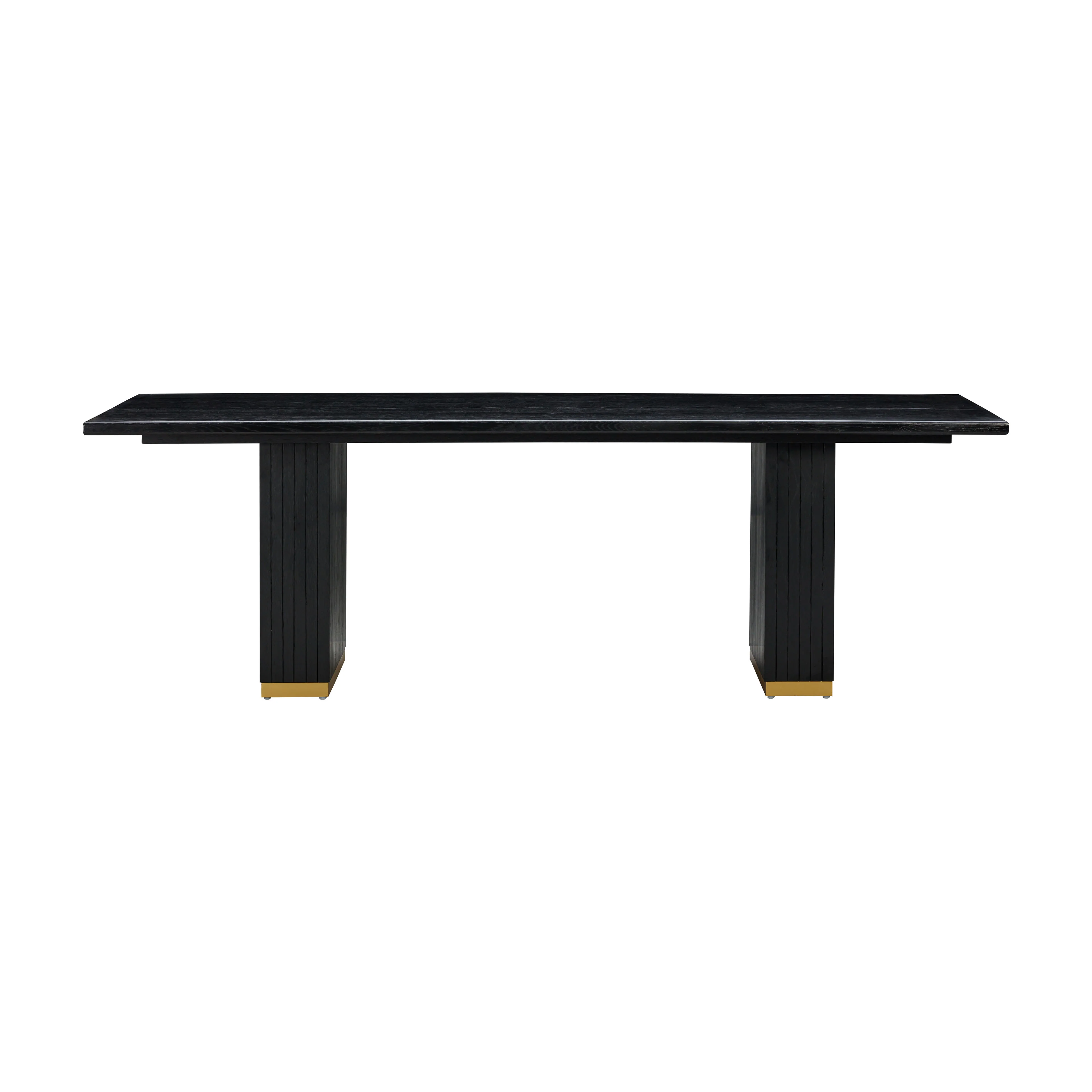 Chelsea 96" Oak Wood Rectangular Dining Table - Image 10