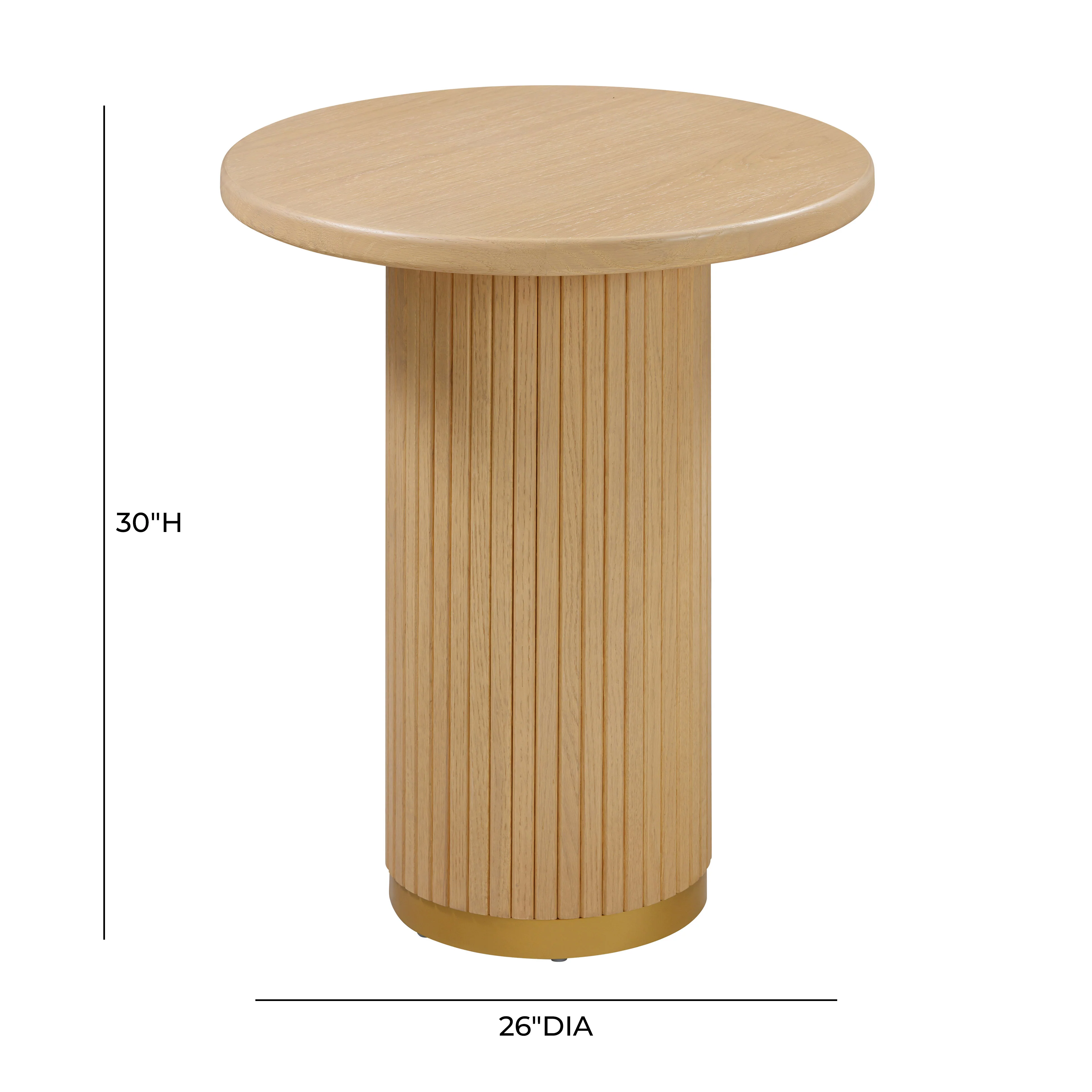 Chelsea Oak Wood Entry Table - Image 7