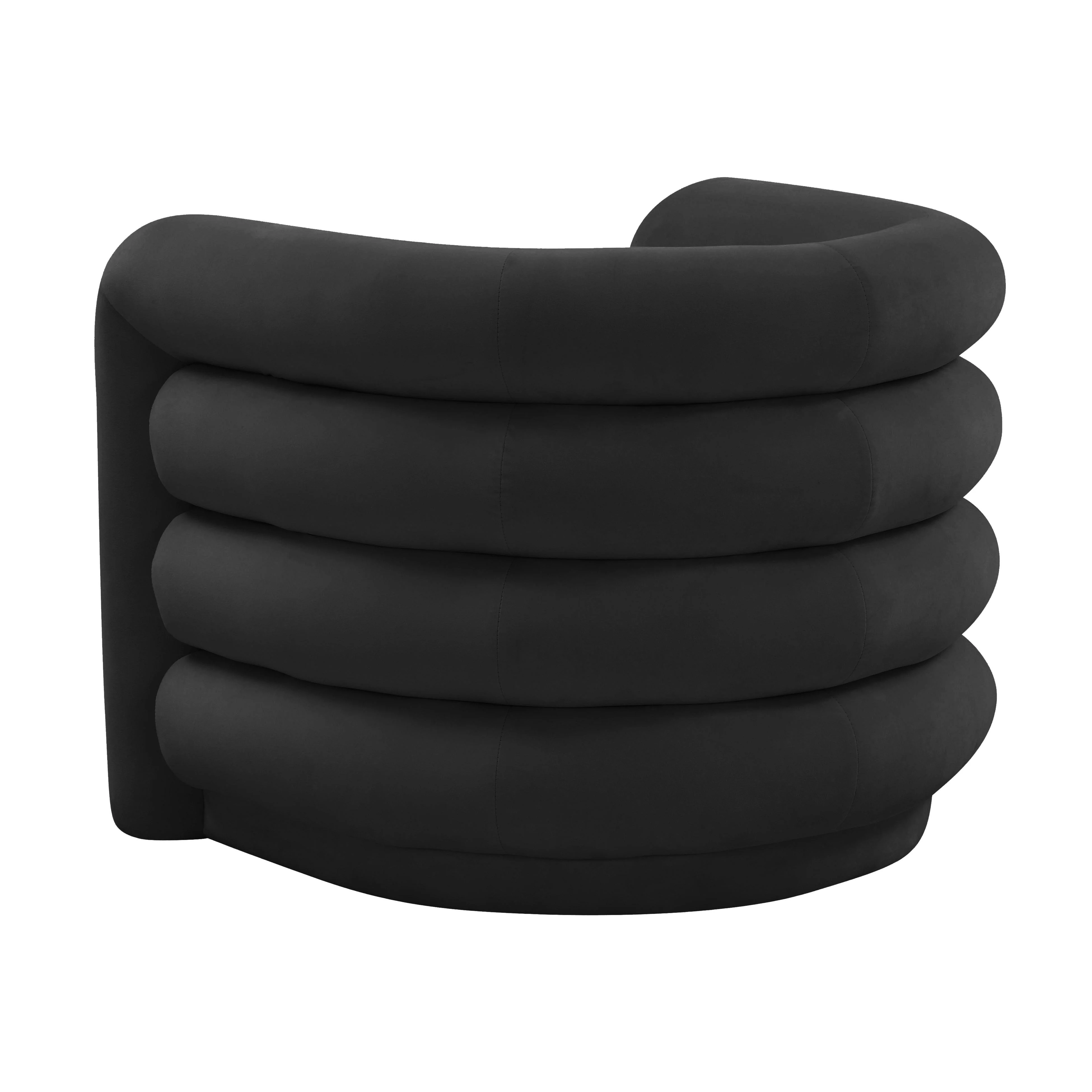Curves Performance Velvet Lounge Chair - Image 4