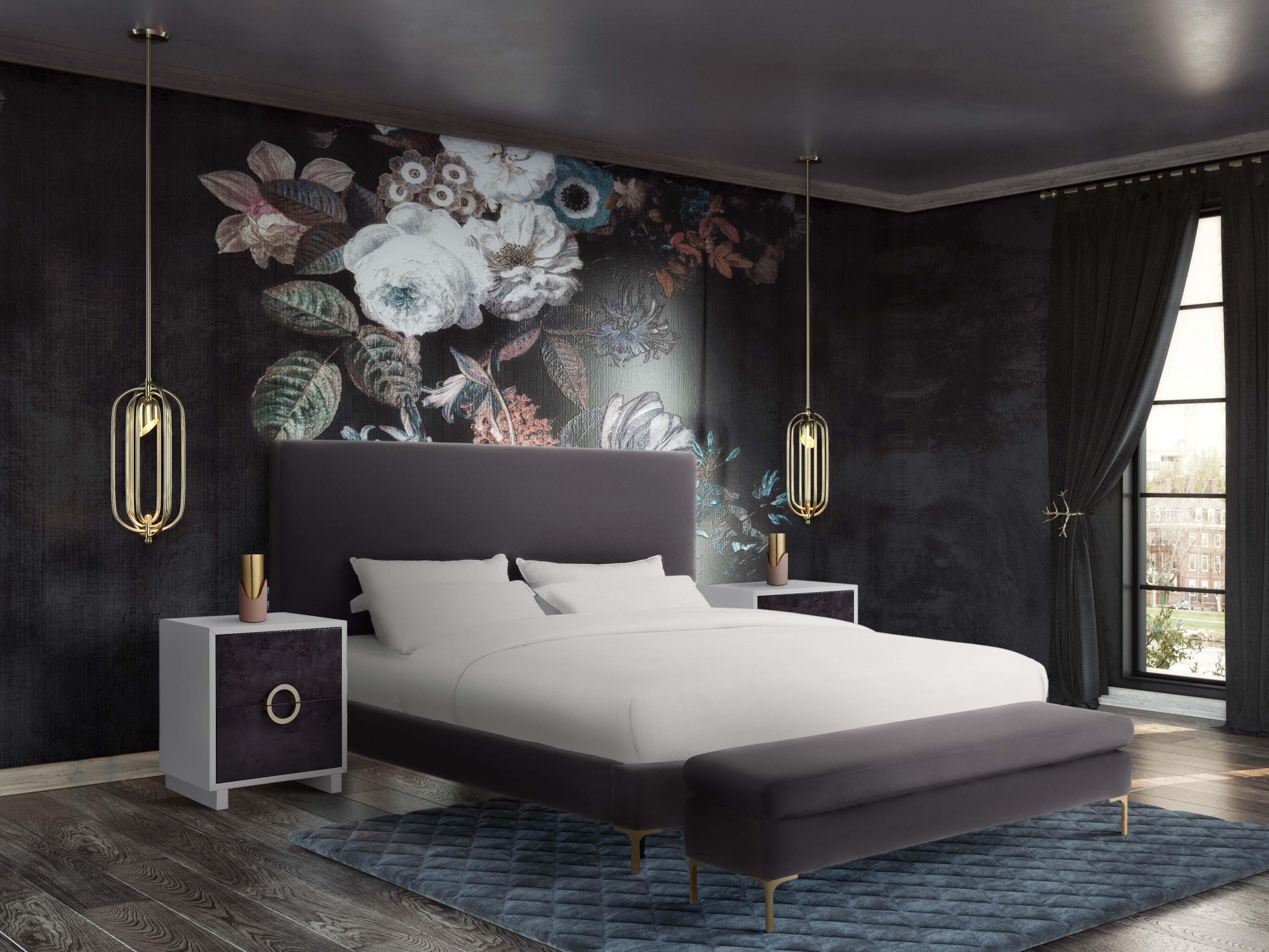 Delilah Velvet Bed - Image 10