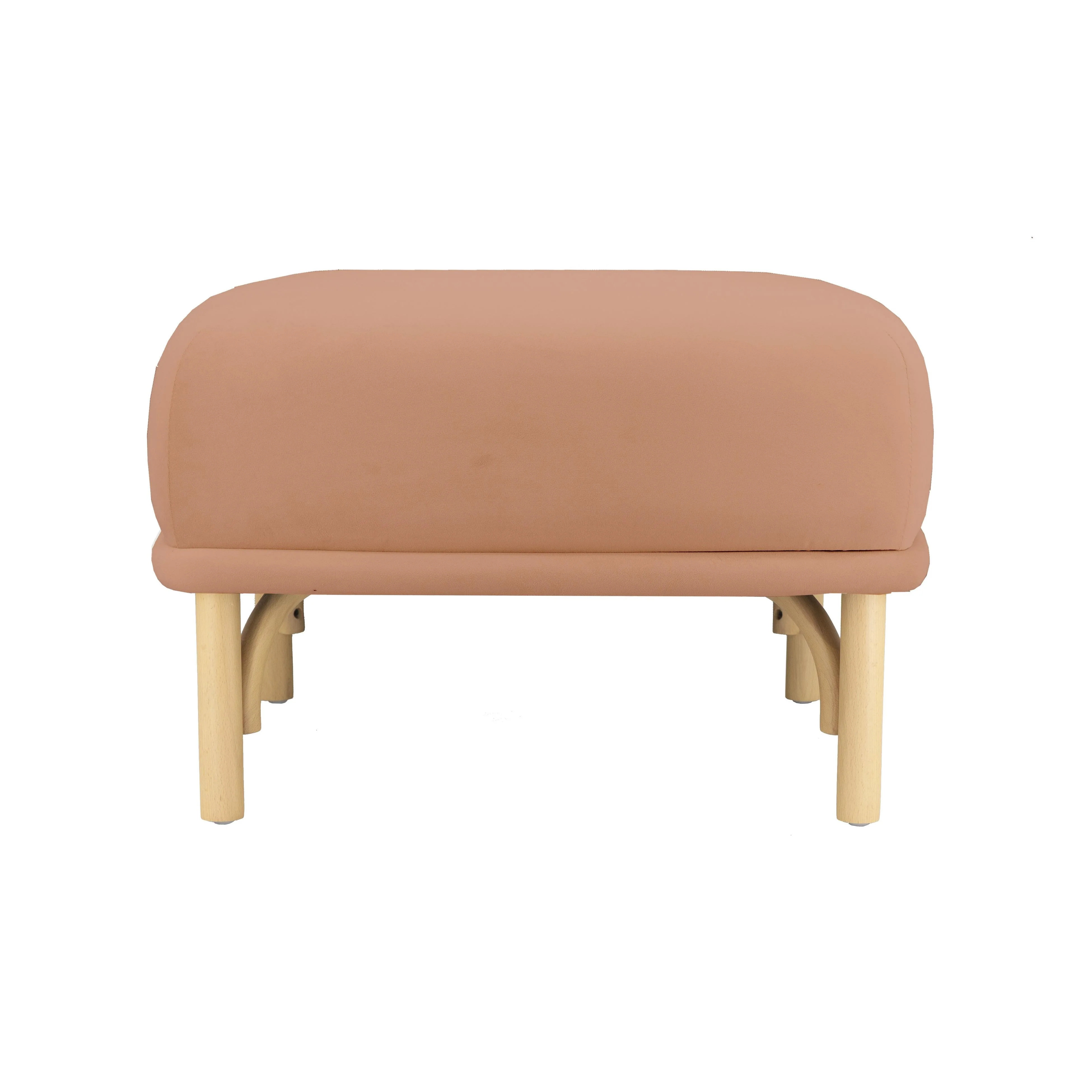 Desiree Performance Velvet Ottoman - Image 13