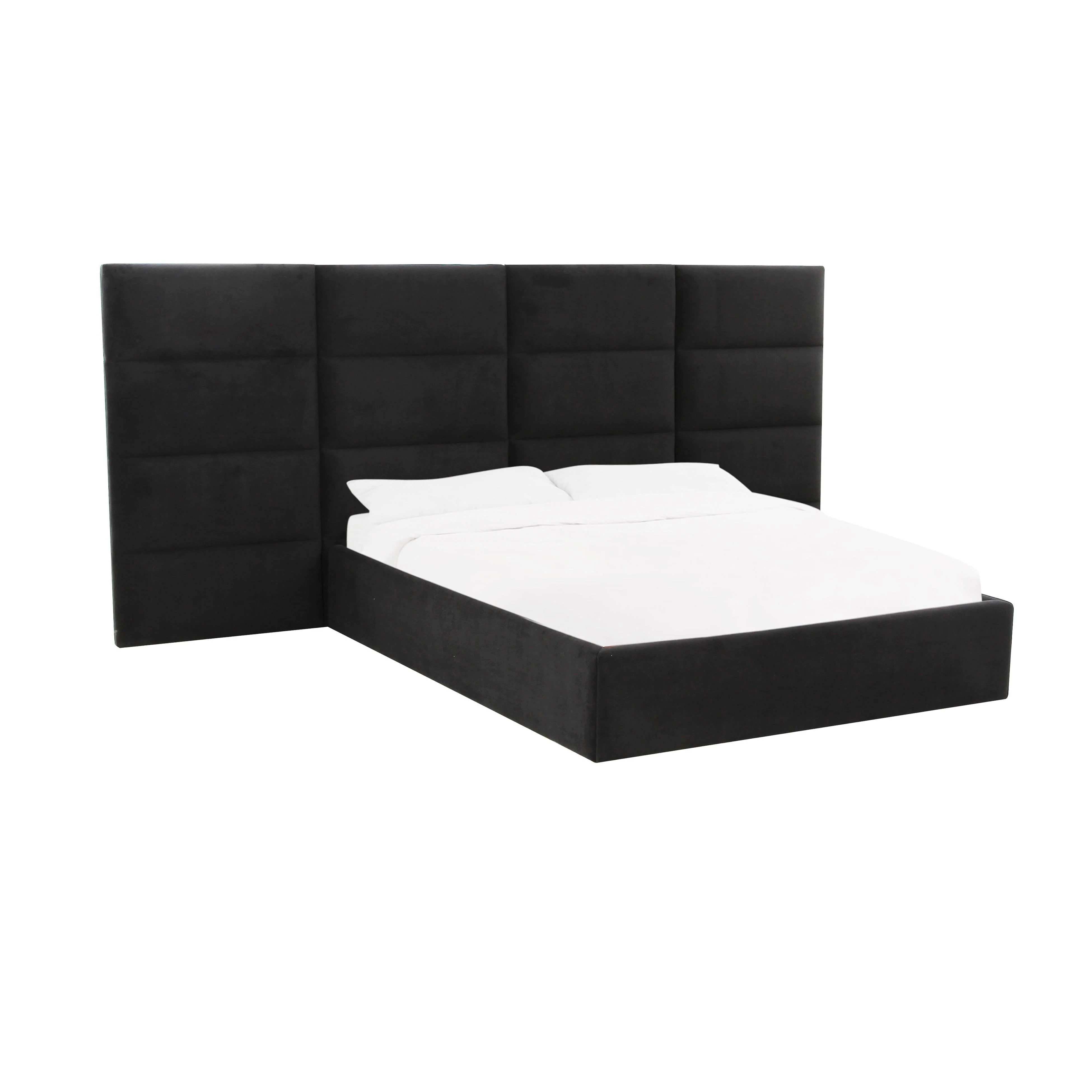 Eliana Performance Velvet Headboard Wings - Image 16