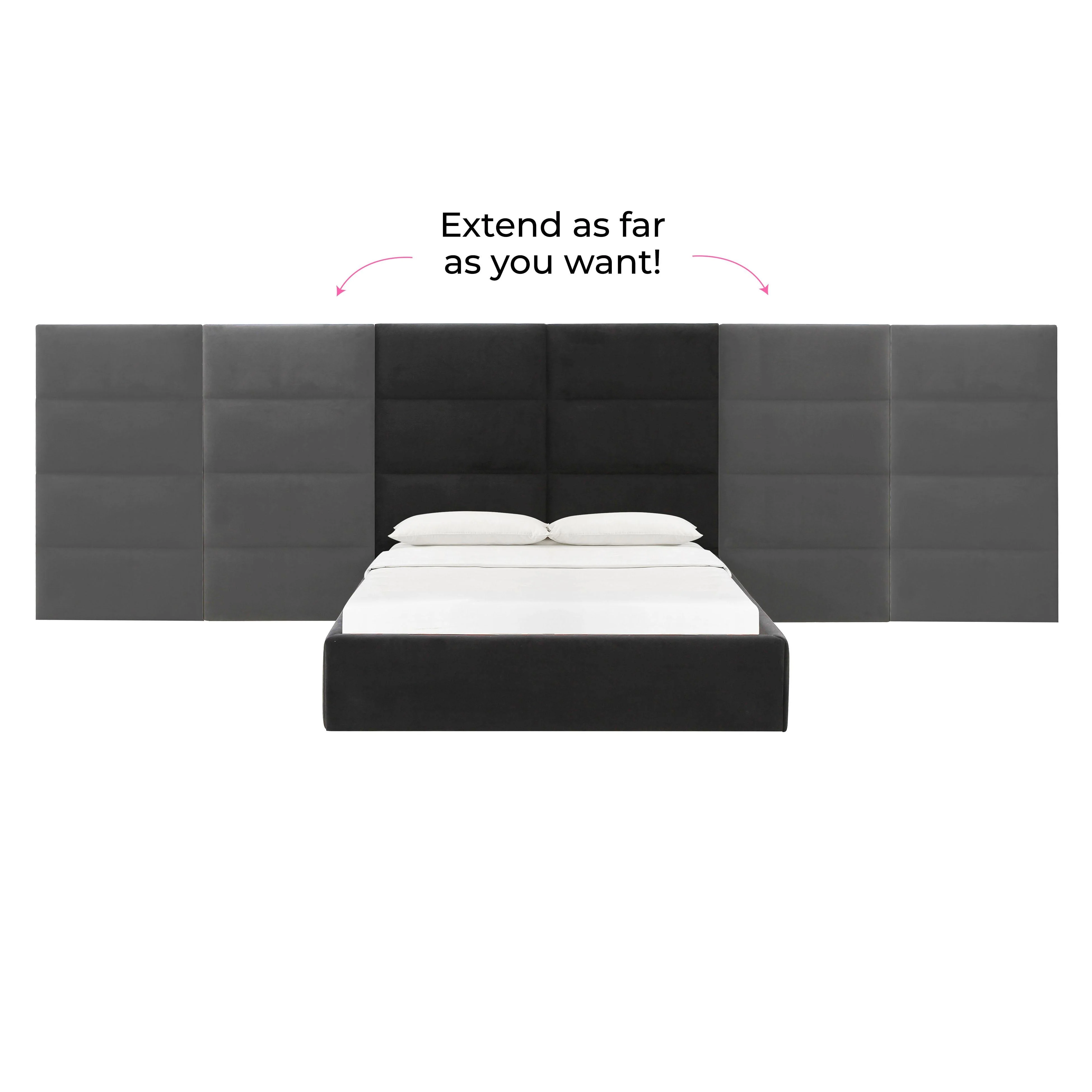 Eliana Performance Velvet Headboard Wings - Image 19
