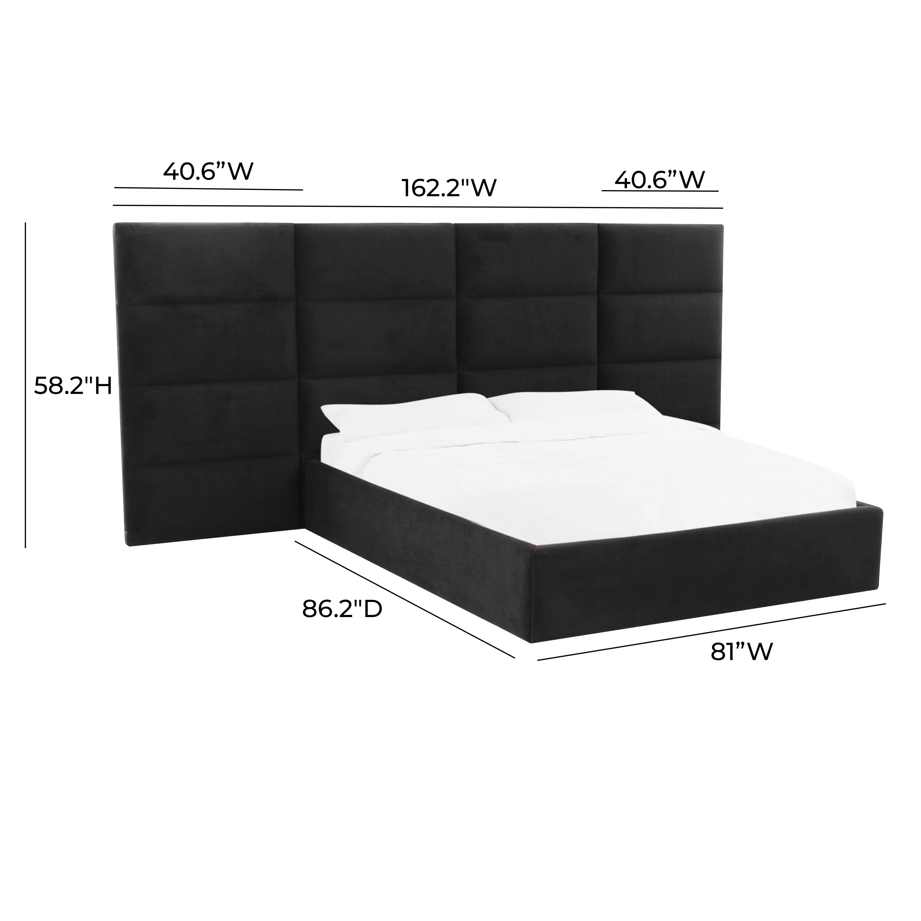 Eliana Performance Velvet Headboard Wings - Image 20