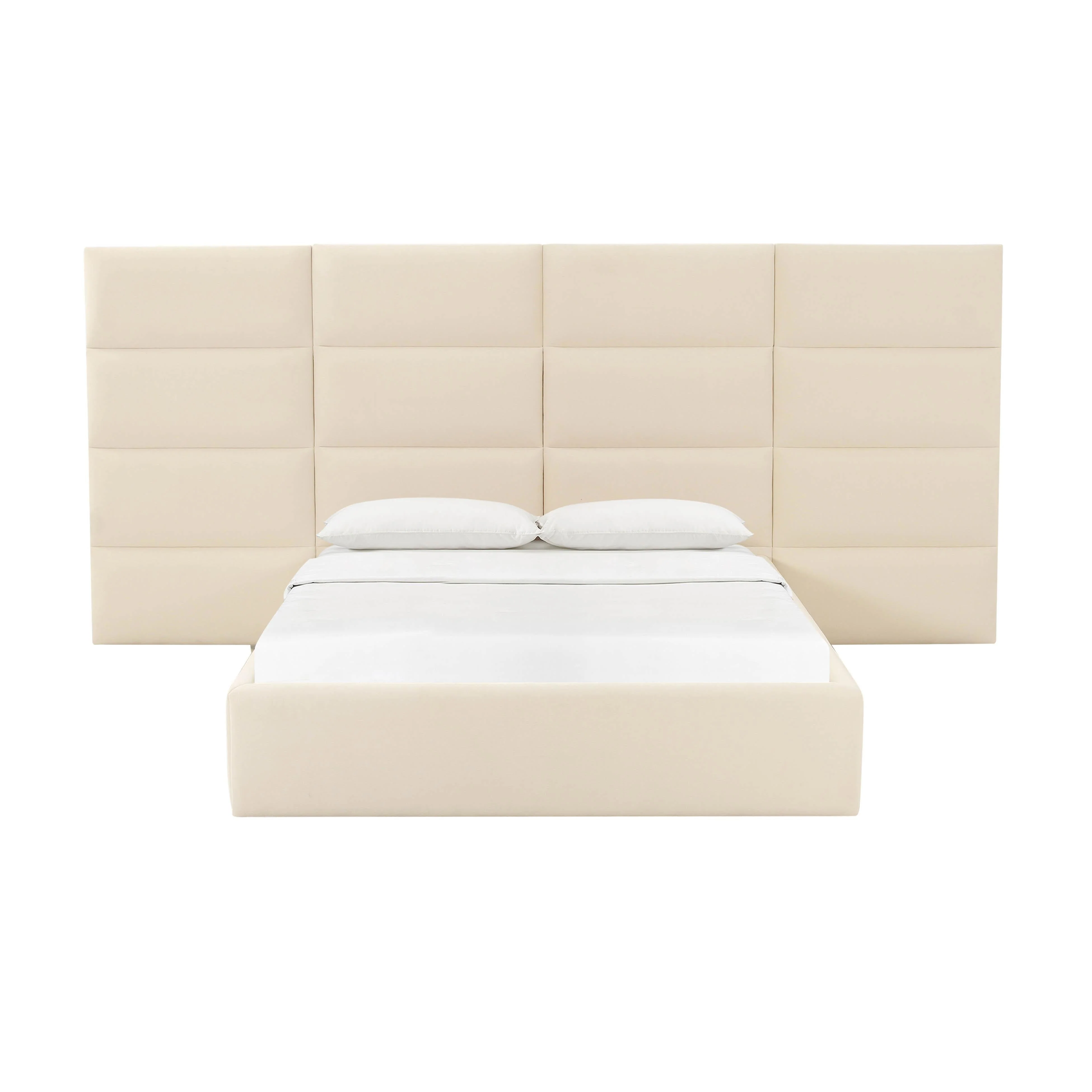 Eliana Performance Velvet Headboard Wings - Image 3