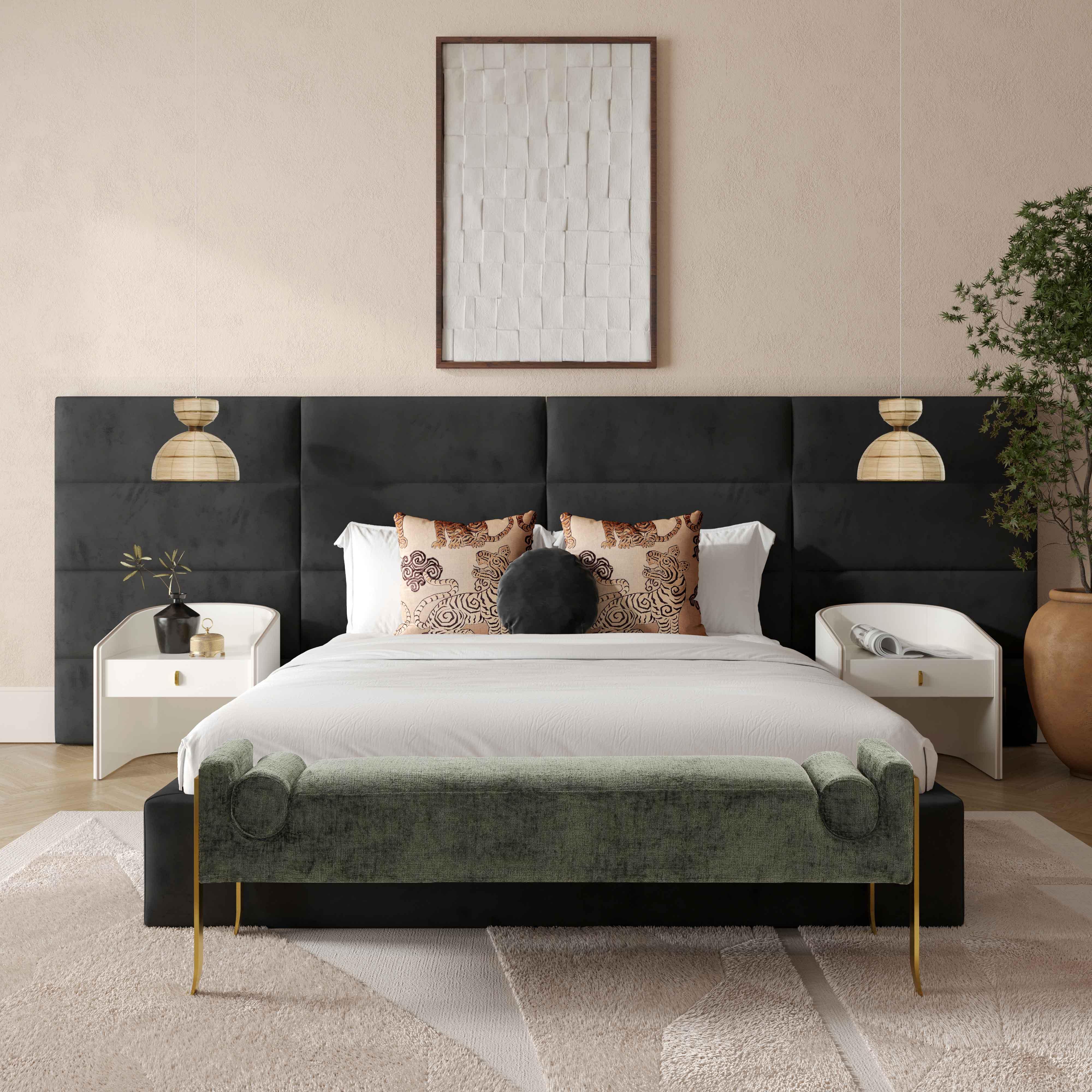 Eliana Performance Velvet Headboard Wings - Image 35