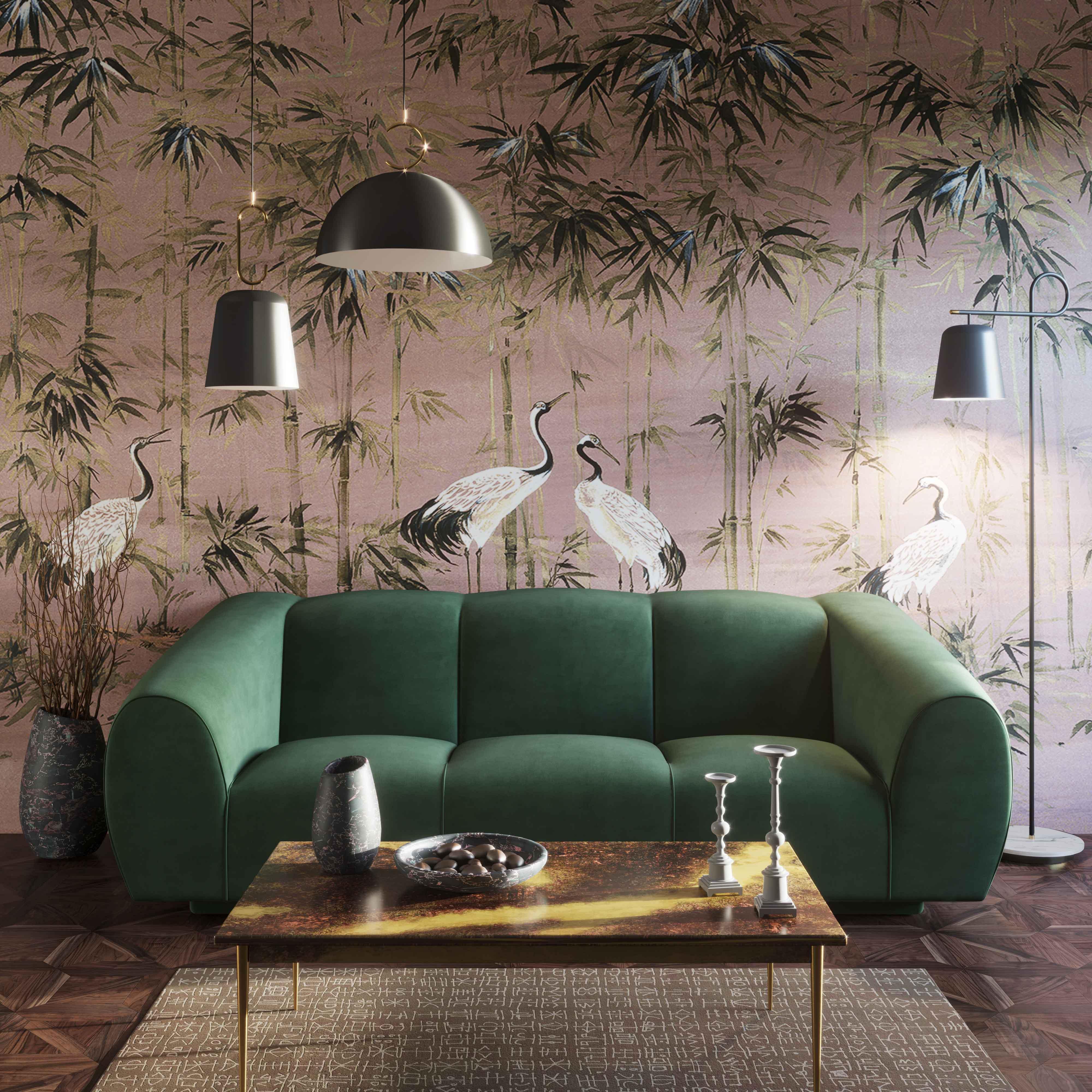 Emmet 90" Performance Velvet Sofa - Image 8