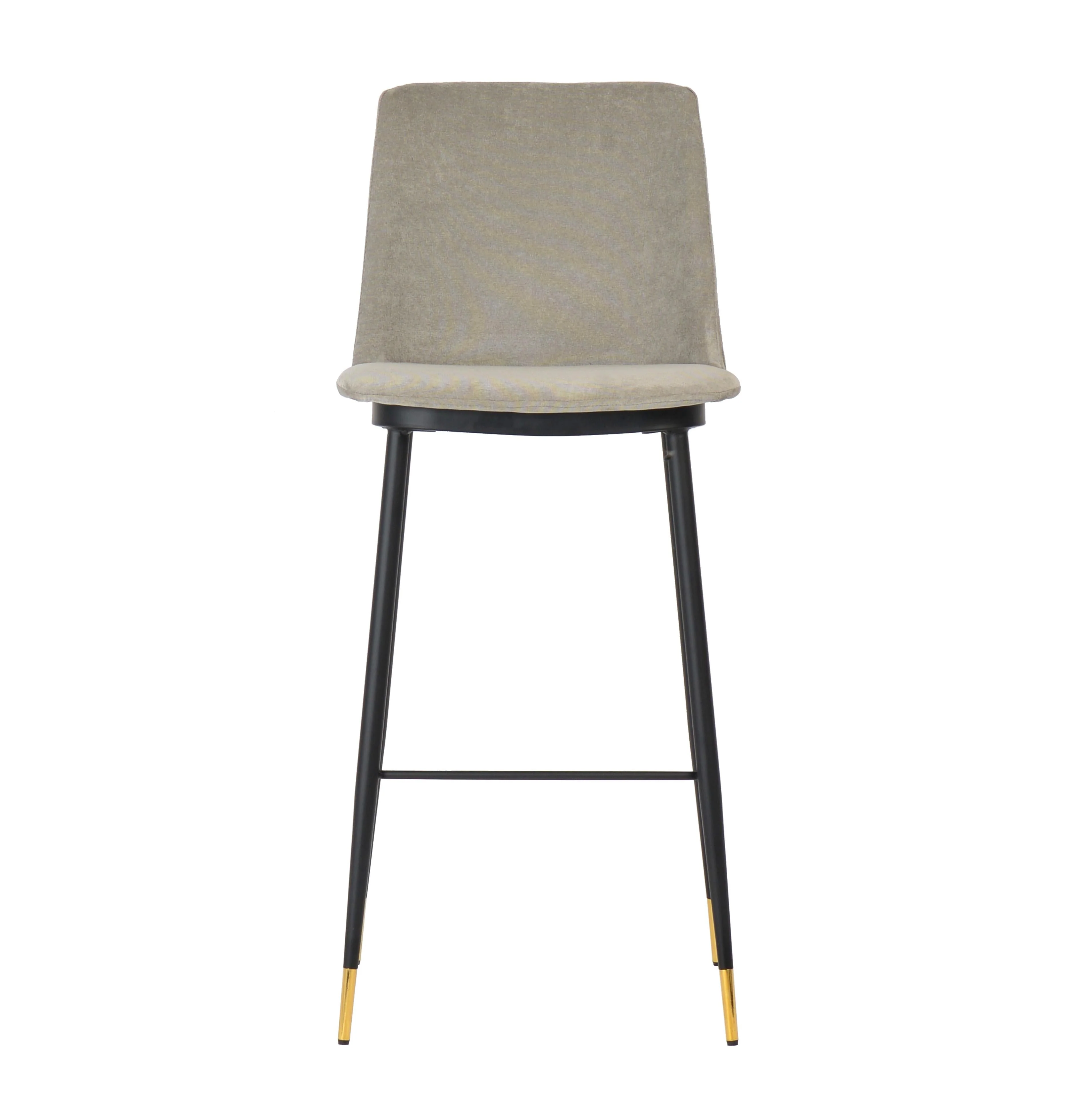 Evora Velvet Counter Stool - Set of 2 - Image 4