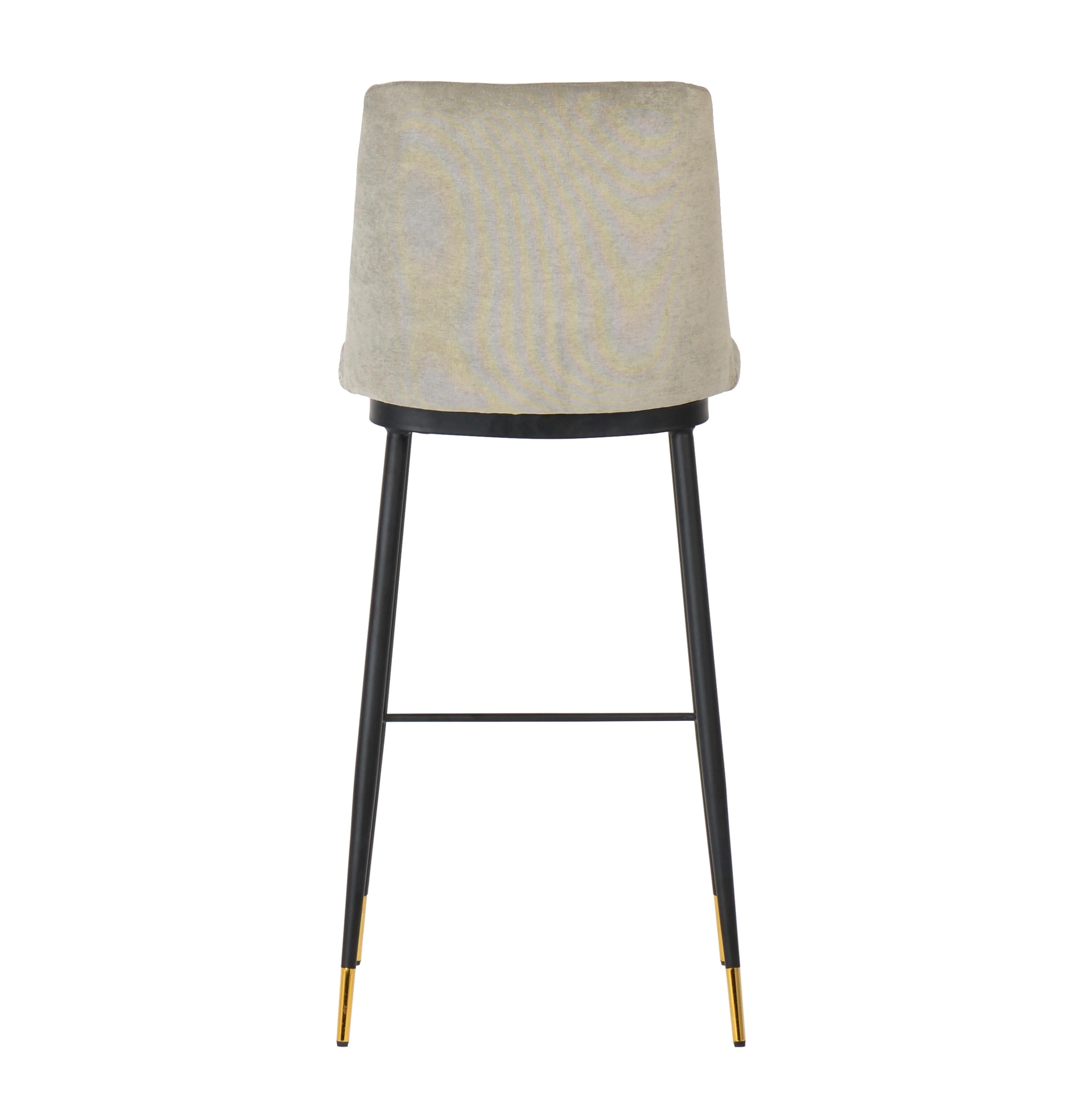 Evora Velvet Counter Stool - Set of 2 - Image 6