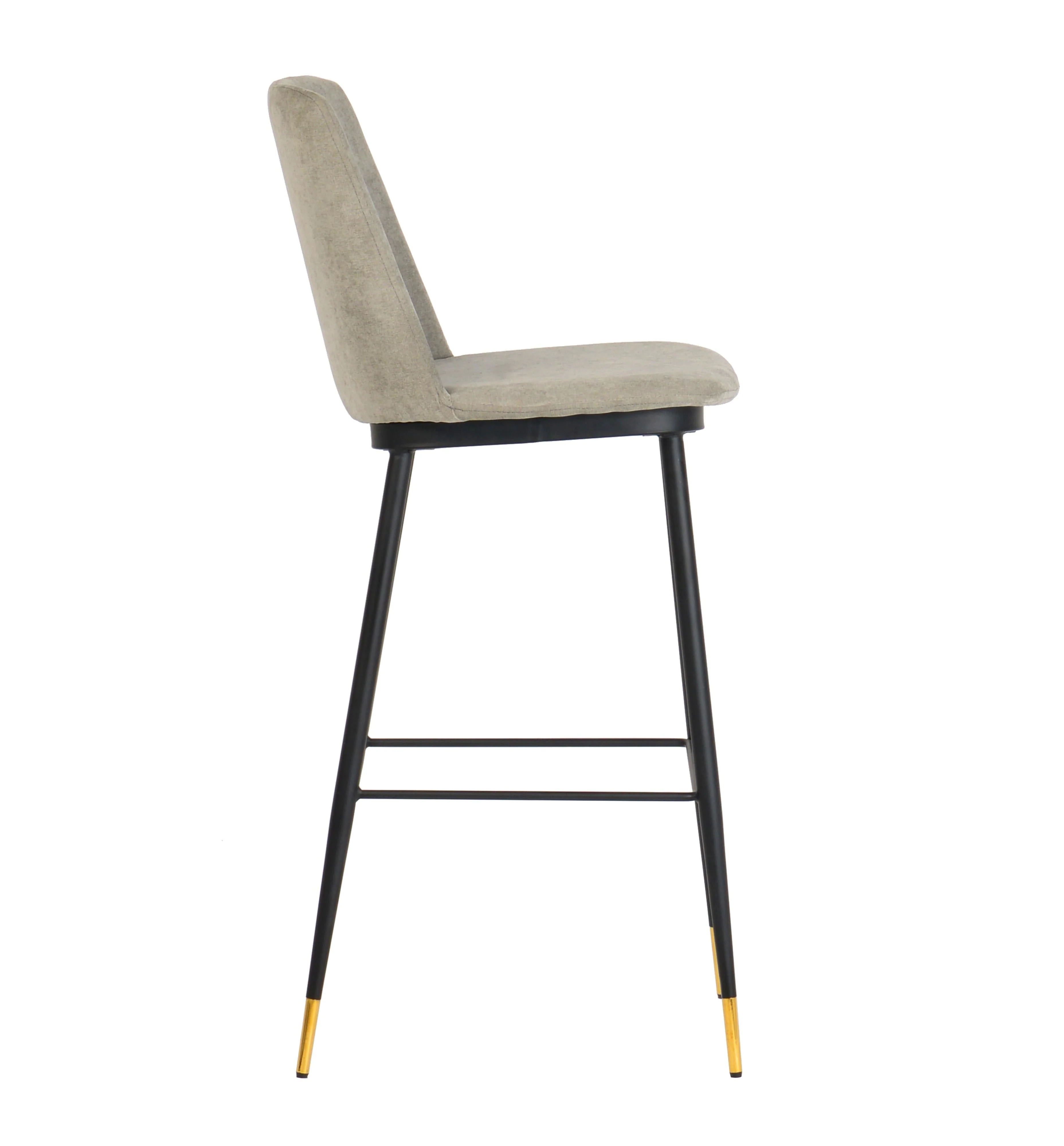 Evora Velvet Counter Stool - Set of 2 - Image 7