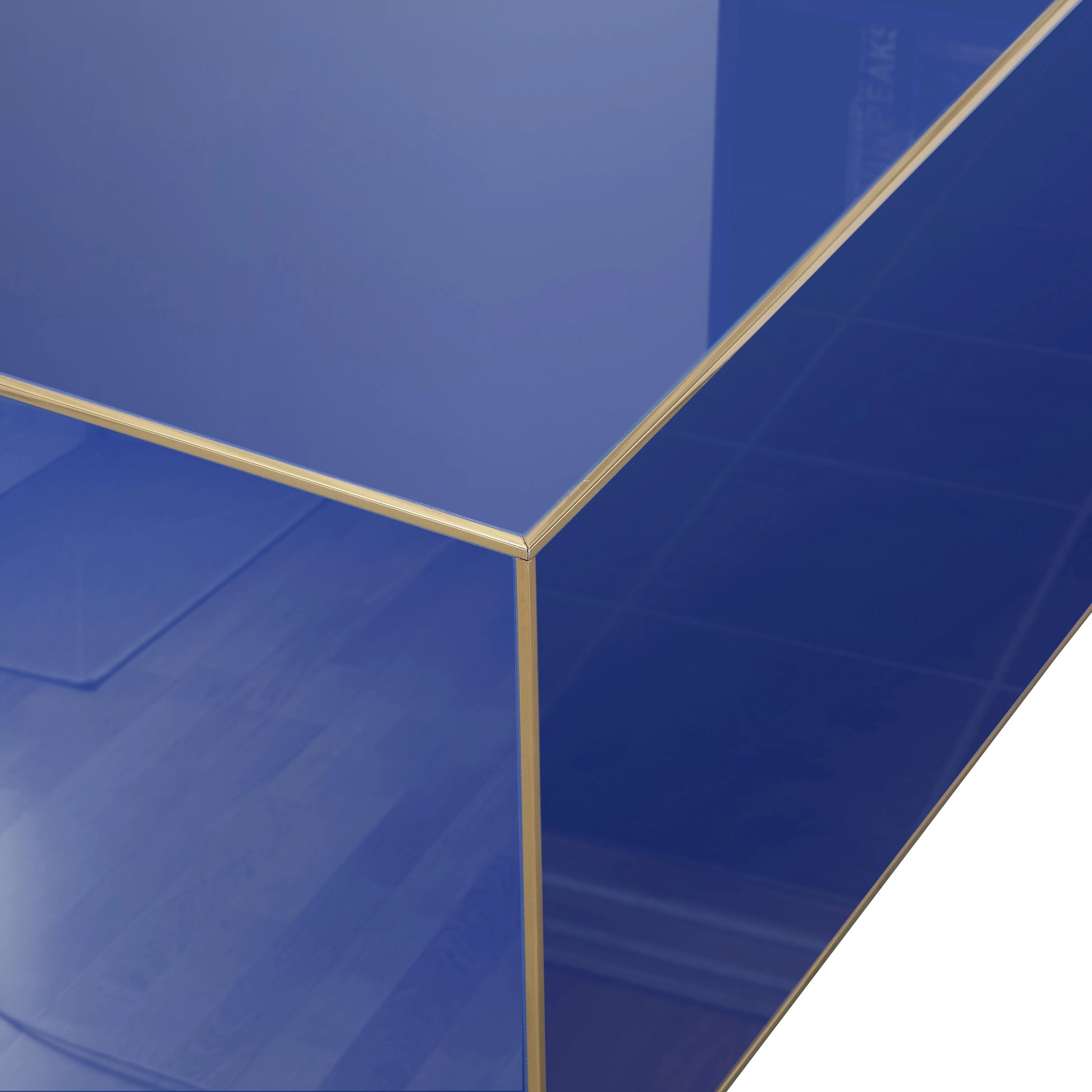 Havana 35" Glass Square Coffee Table - Image 4
