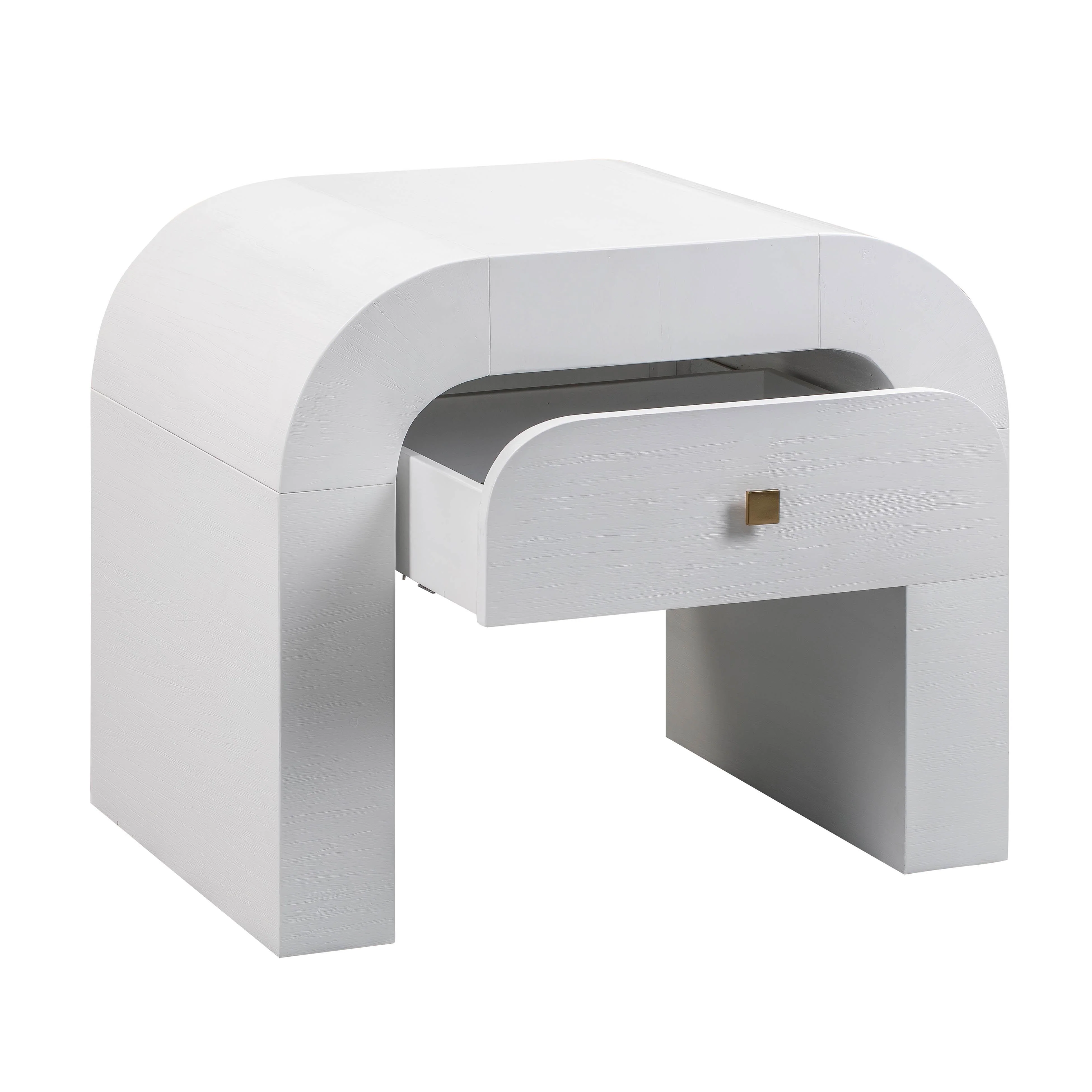 Hump 26" Arched Nightstand With Drawer - Image 4