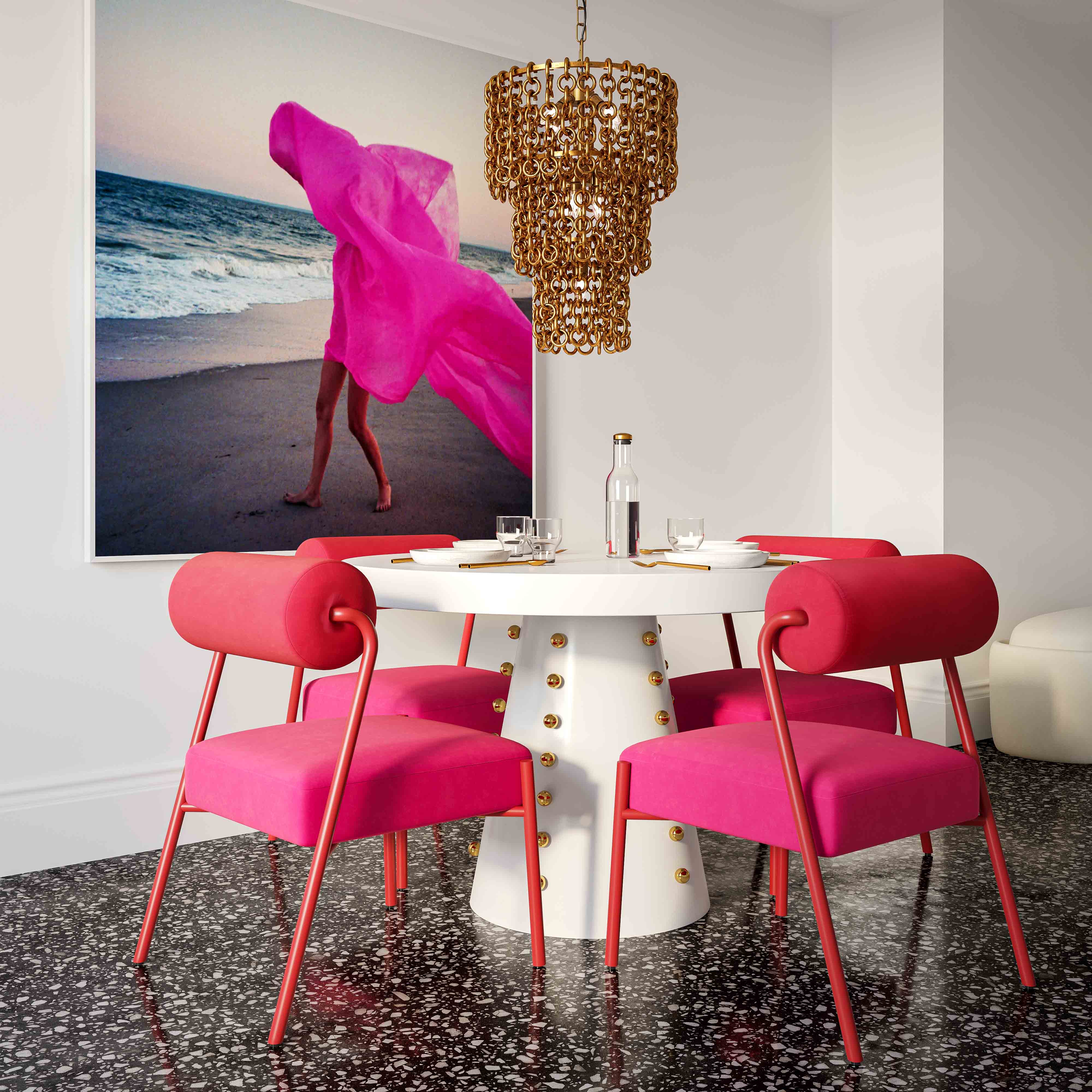 Jolene Performance Velvet Dining Chair - Set of 2 - Image 9