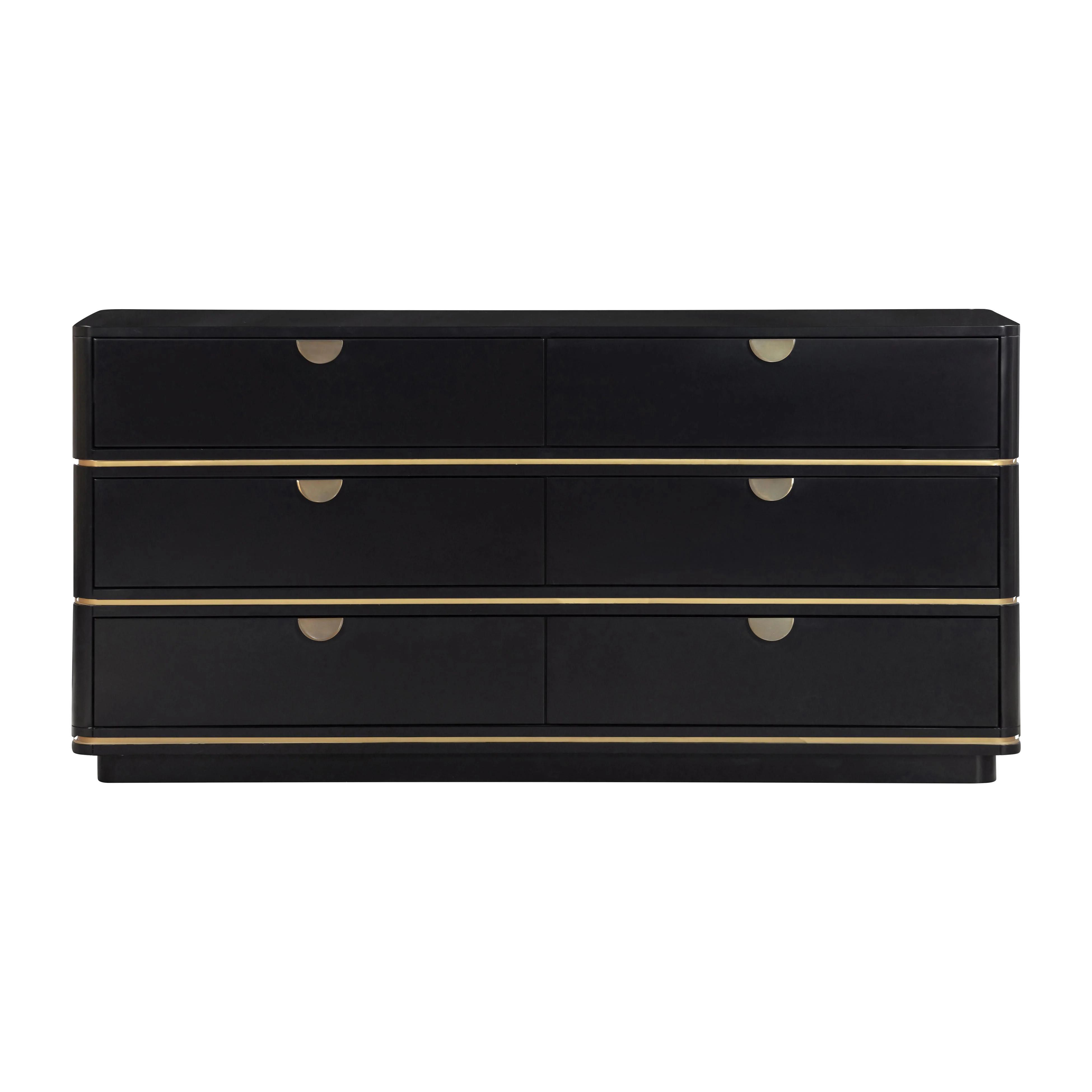Julieta 62" Acacia Wood 6-Drawer Dresser - Image 11