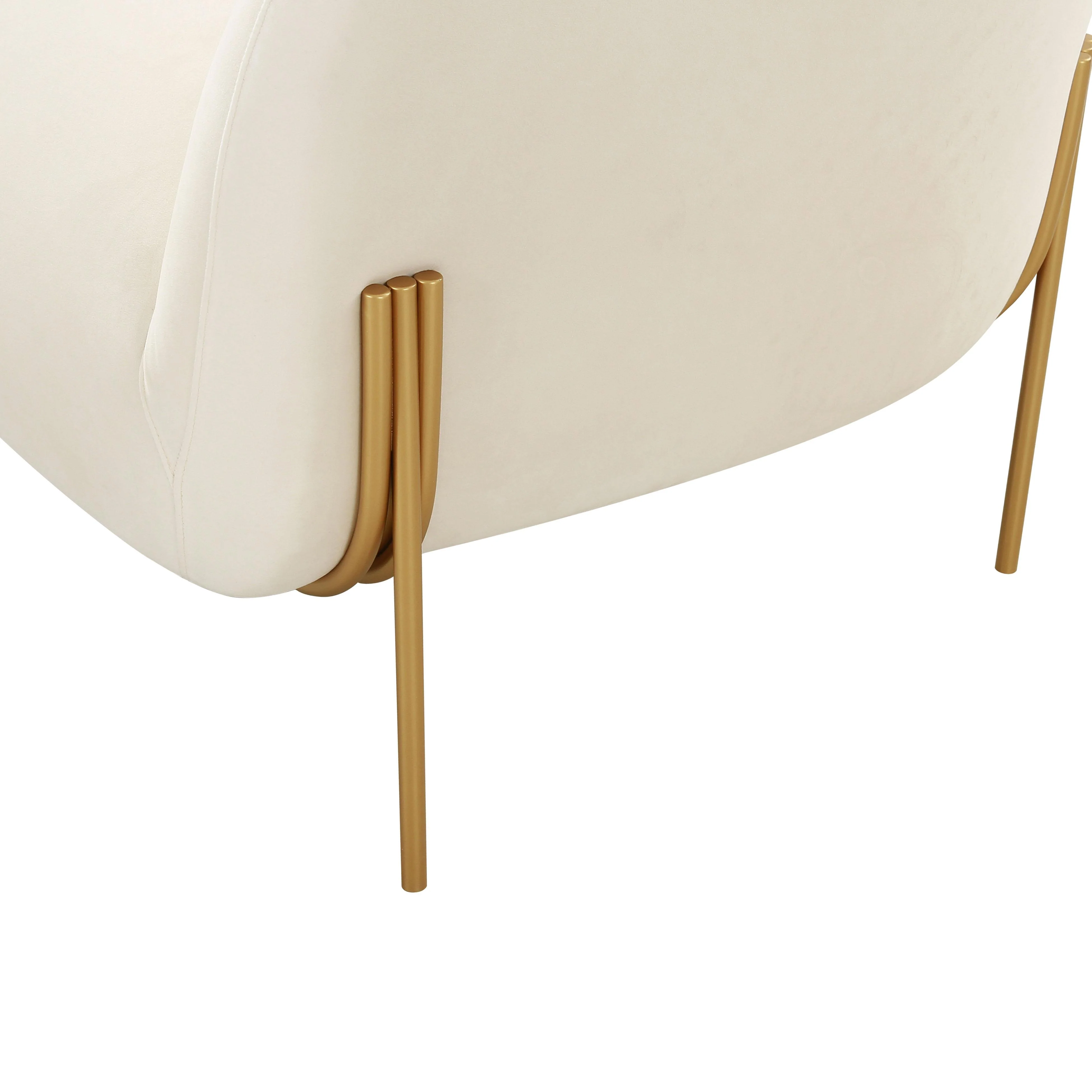 Kandra Performance Velvet Accent Chair - Image 5
