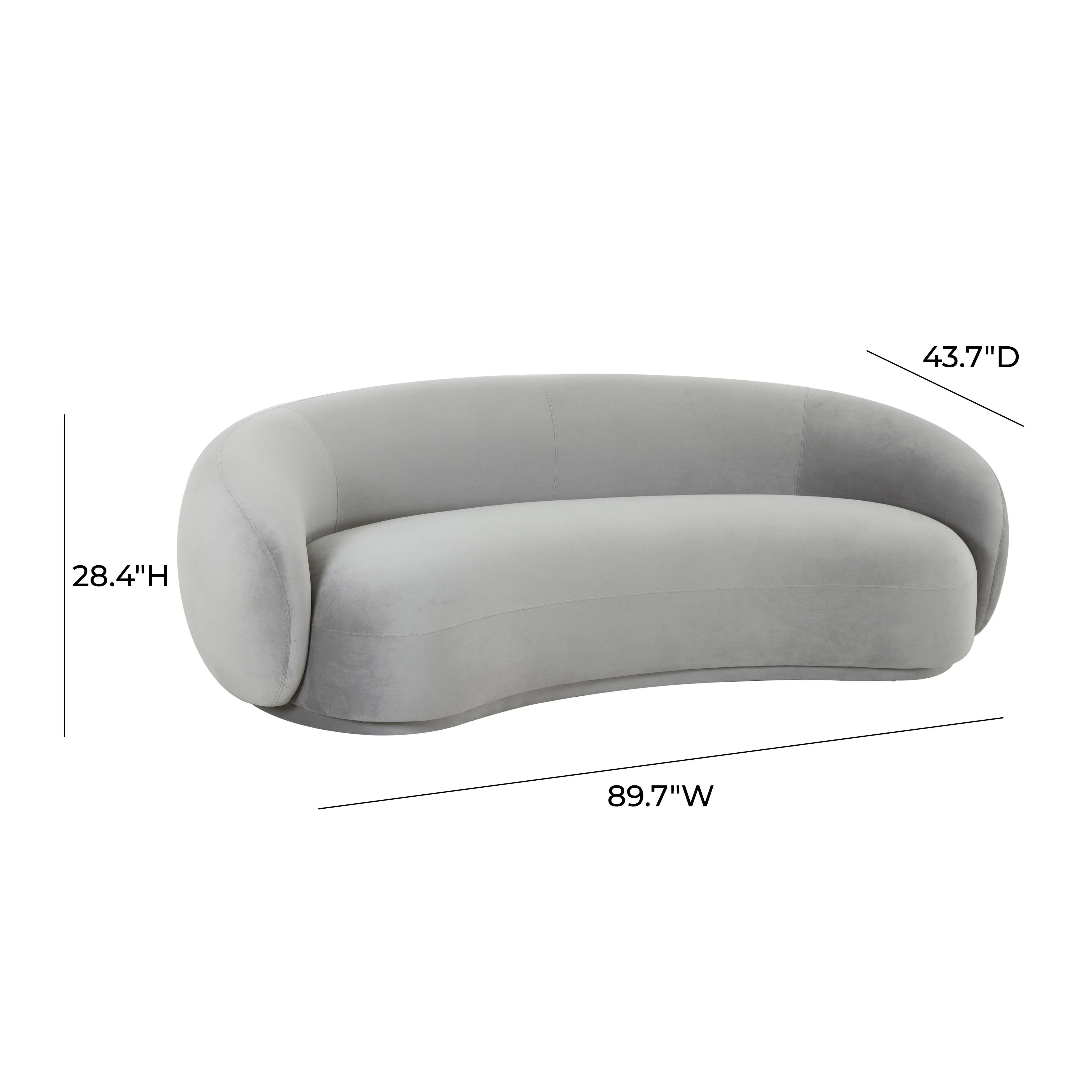 Kendall 90" Performance Velvet Sofa - Image 12
