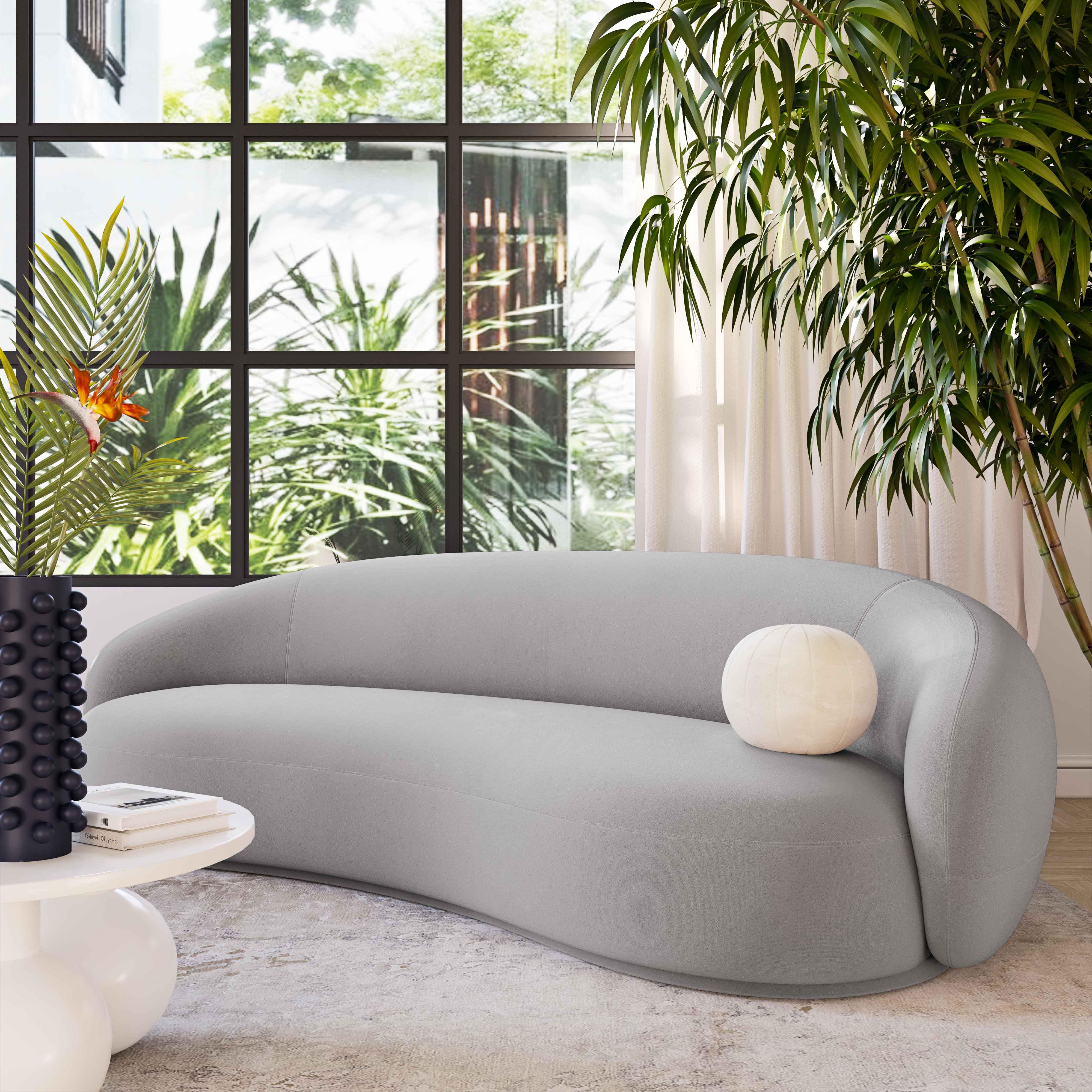 Kendall 90" Performance Velvet Sofa - Image 8